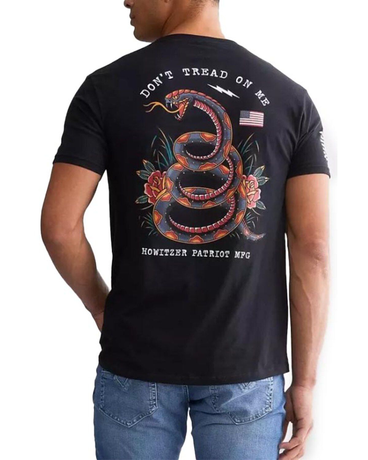 Howitzer Men's Tattoo Tread Short Sleeve Graphic T-Shirt