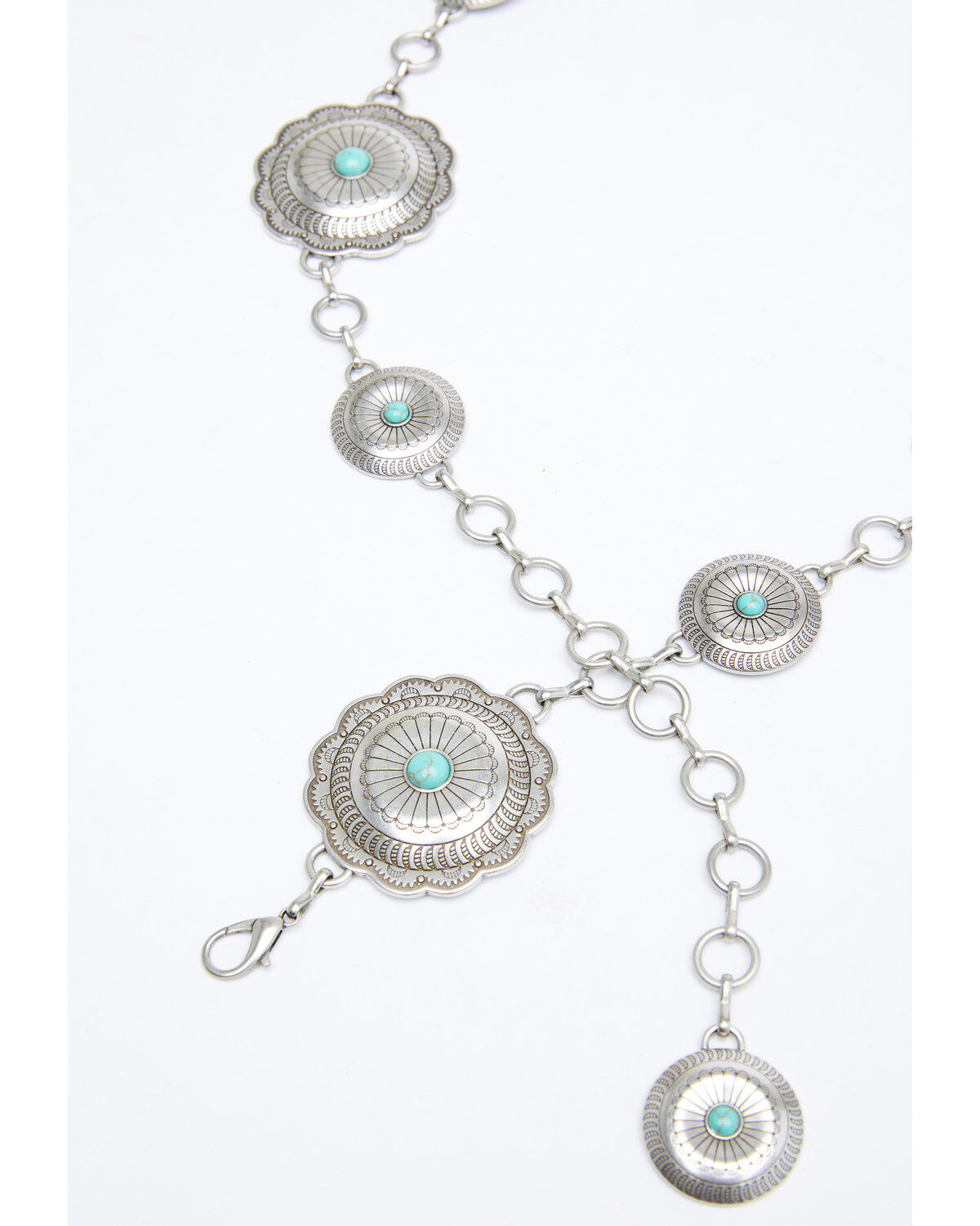 Shyanne Women's Round N' Round Concho Link Belt