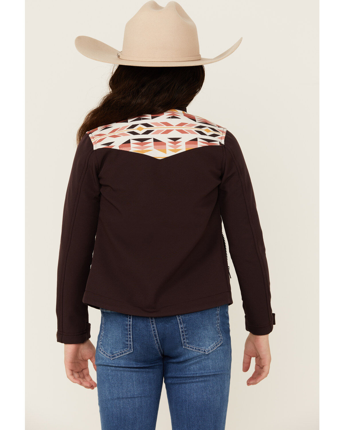 Shyanne Girls' Southwestern Print Softshell Jacket