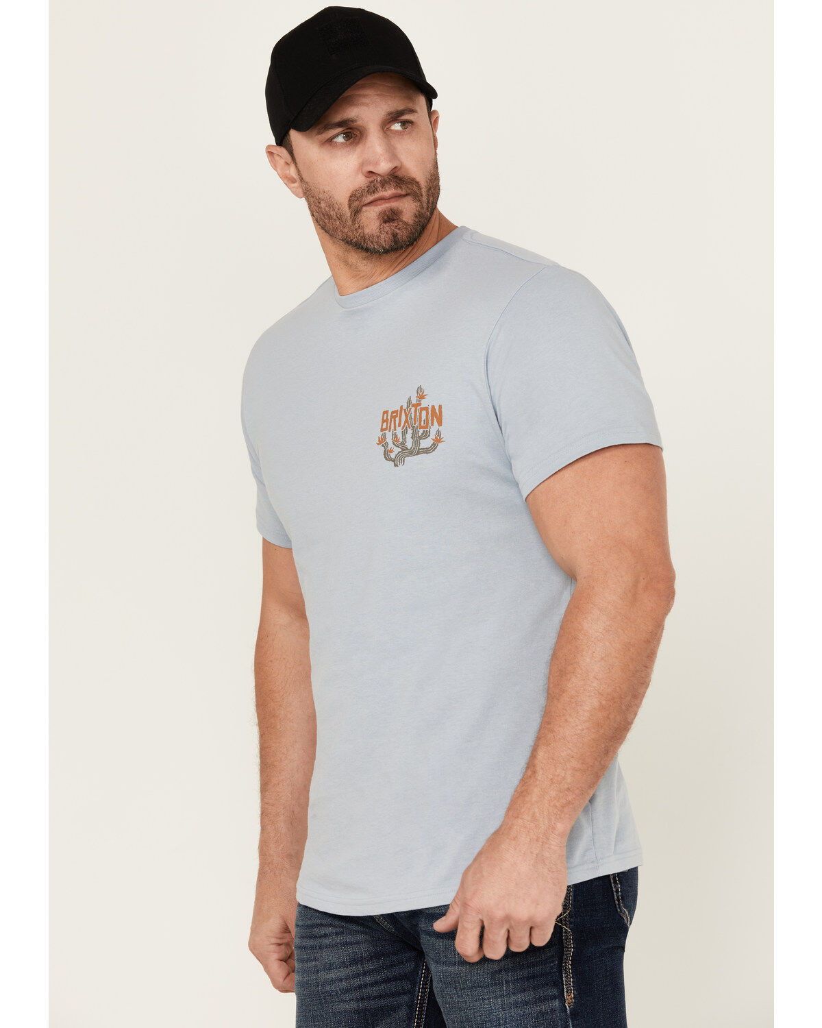 Brixton Men's Valley Cactus Short Sleeve Graphic T-Shirt