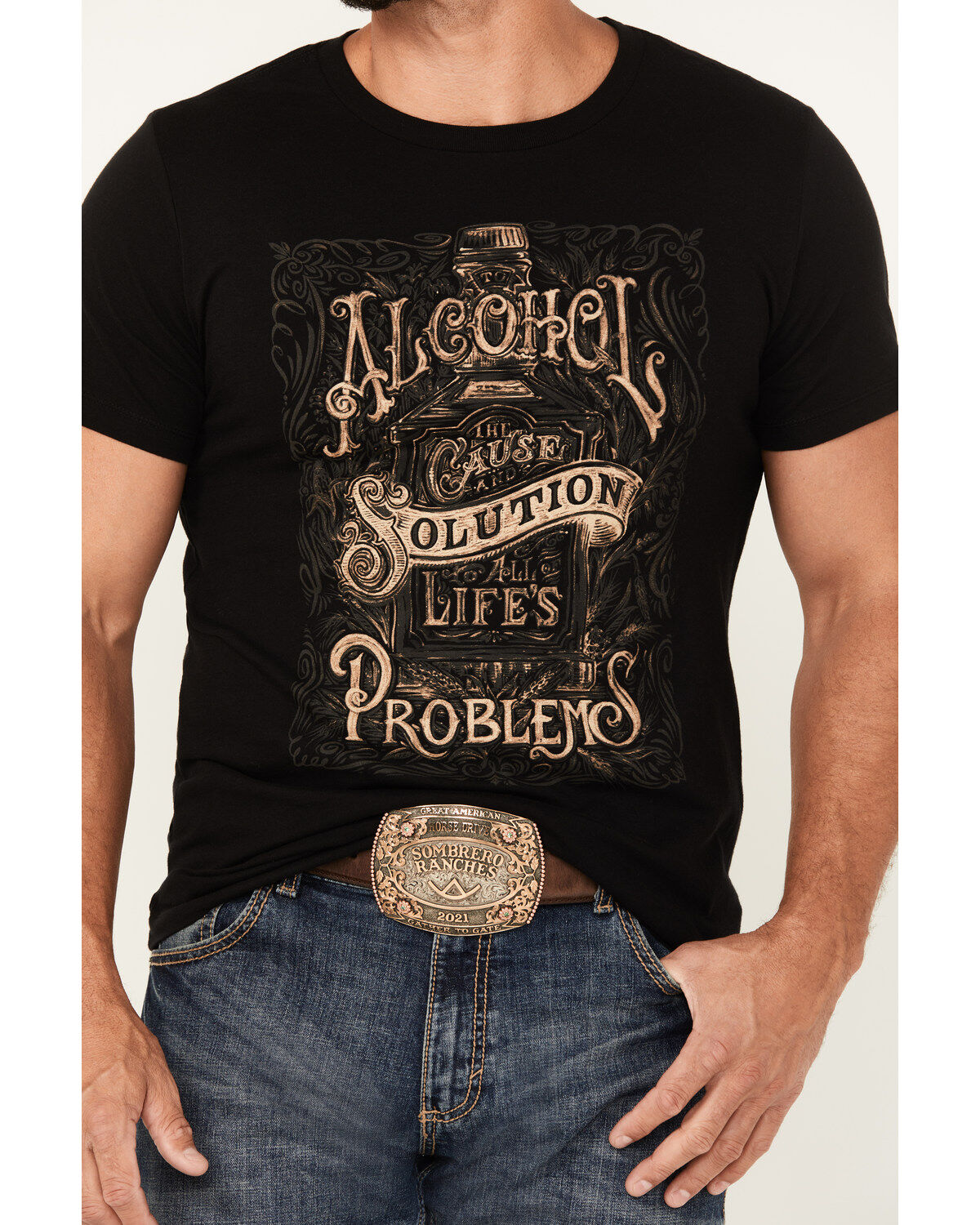 Cody James Men's Alcohol Solution Short Sleeve Graphic T-Shirt