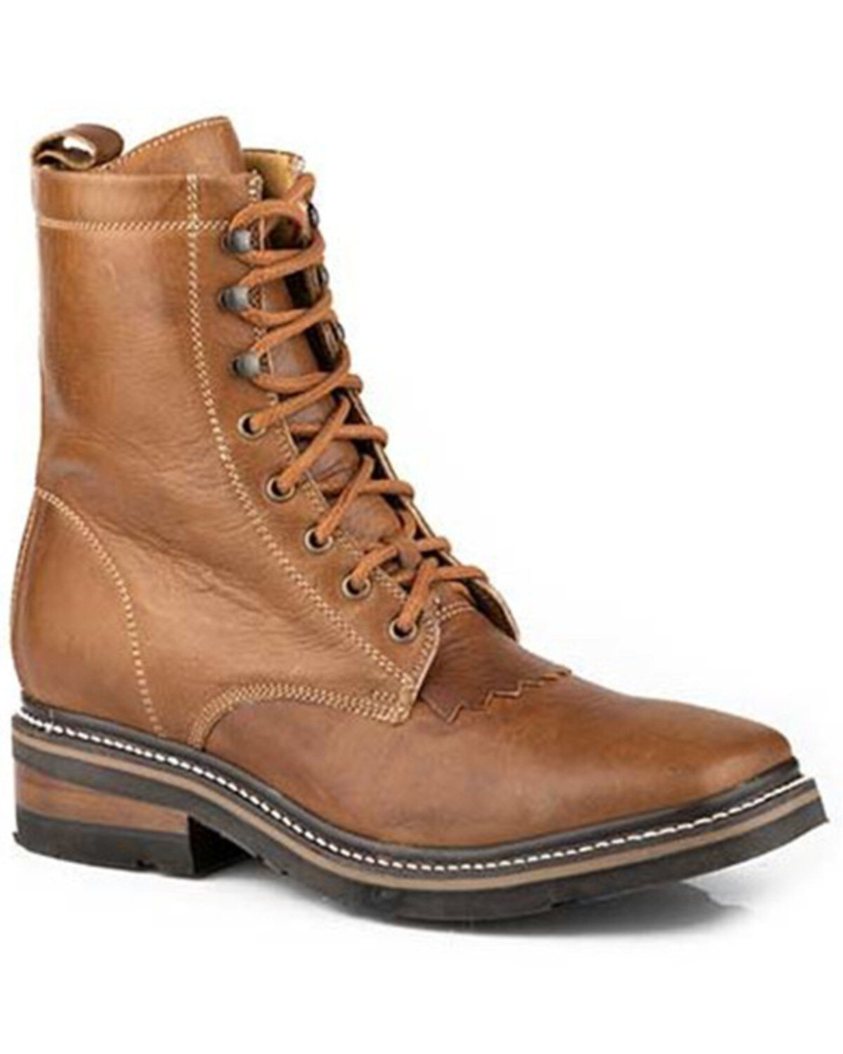 Roper Men's Work It Hard Lace-Up Roper Boots - Square Toe