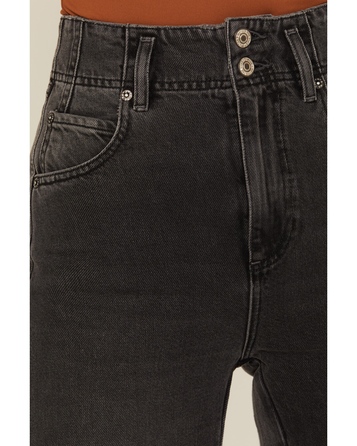 Free People Women's Aster High Rise Straight Denim Jeans