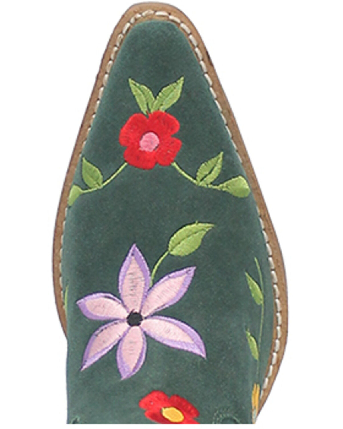 Dingo Women's Flower Power Suede Tall Western Boots - Snip Toe