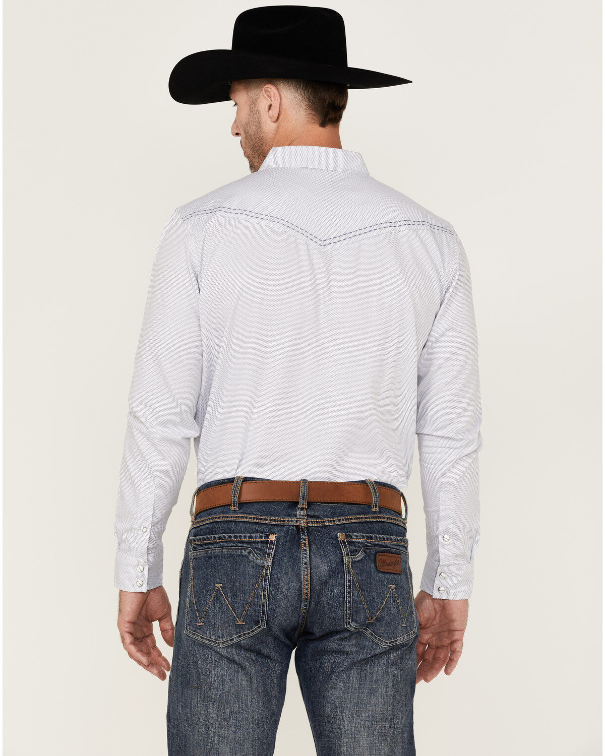 Cody James Men's Sand Creek Tonal Solid Long Sleeve Snap Western Shirt - Big & Tall