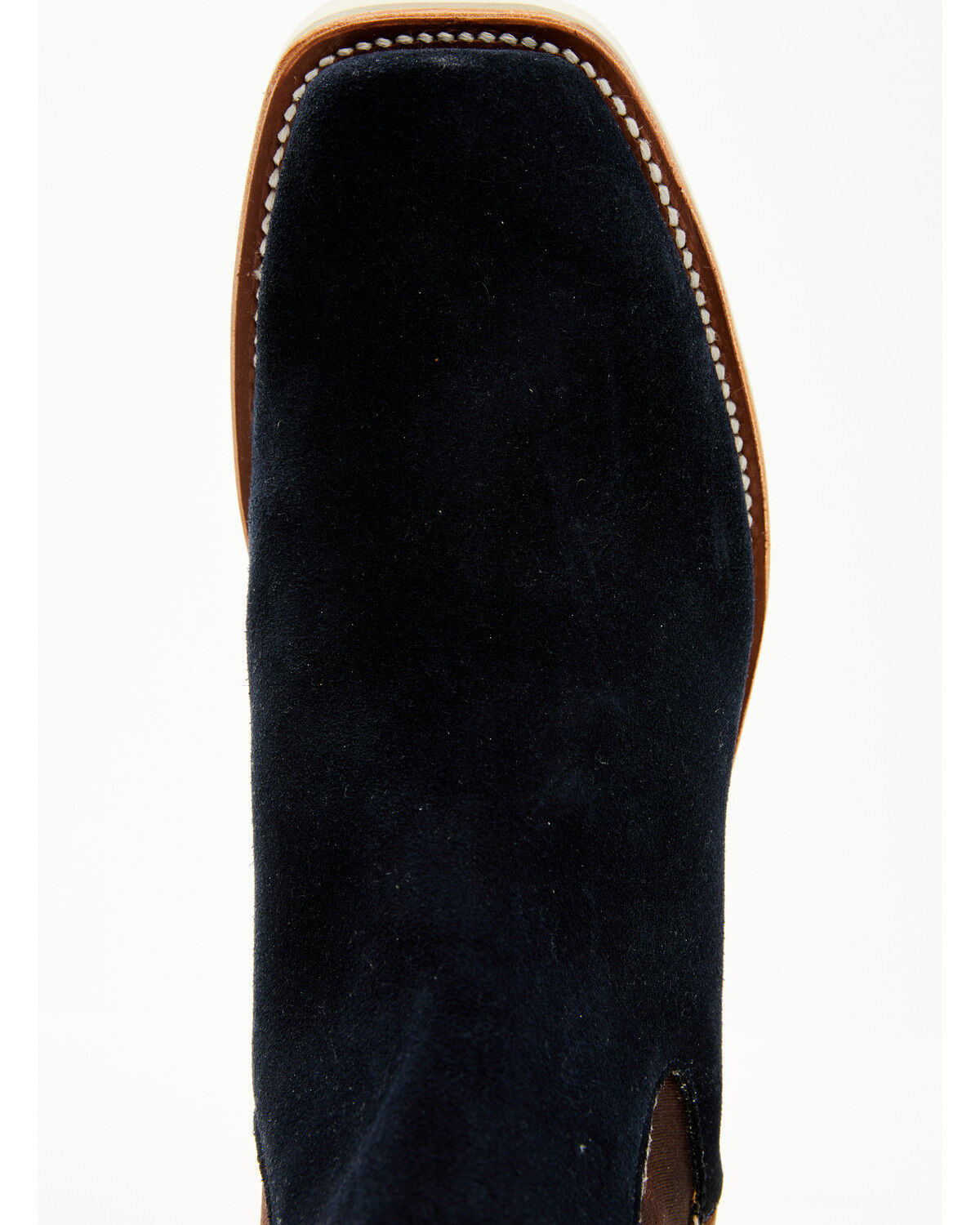 Horse Power Men's Marine Suede Chelsea Boots - Square Toe