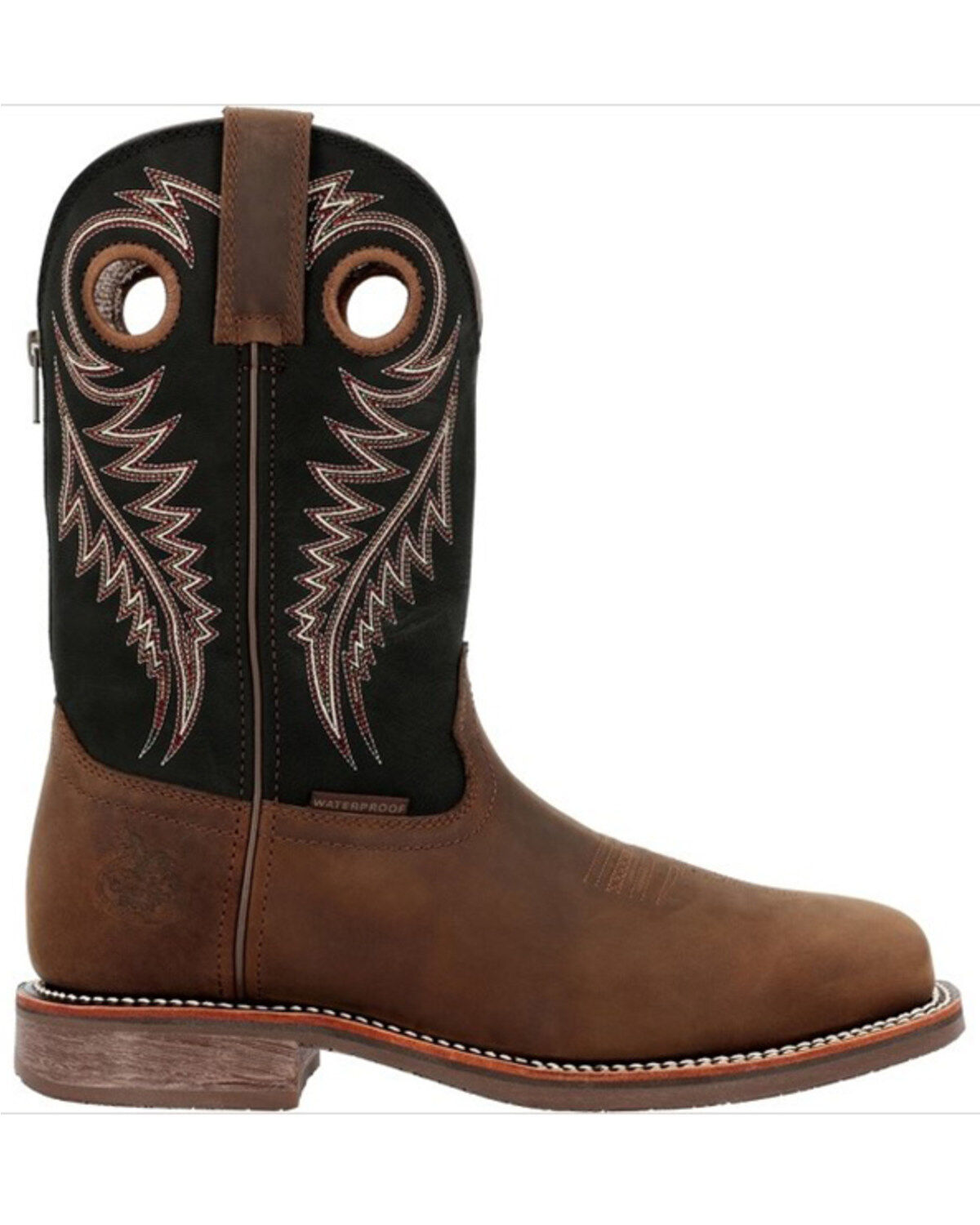 Georgia Boot Men's Carbo-Tec Elite Waterproof Pull On Safety Western Boots - Soft Toe