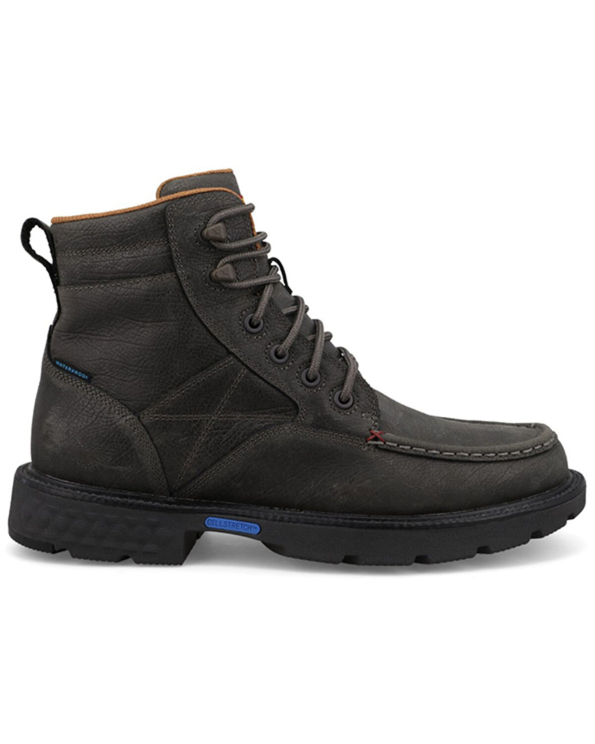 Twisted X Men's 6" Lace-Up Moc Work Boots - Soft Toe