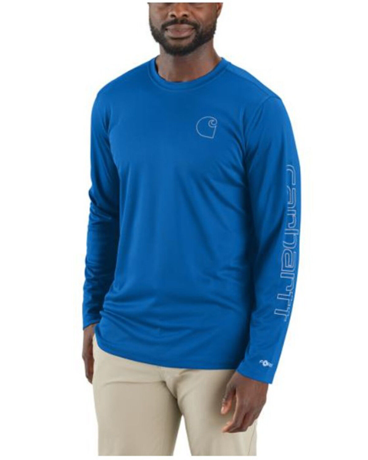 Carhartt Men's Force® Sun Defender® Lightweight Long Sleeve Logo Graphic T-Shirt