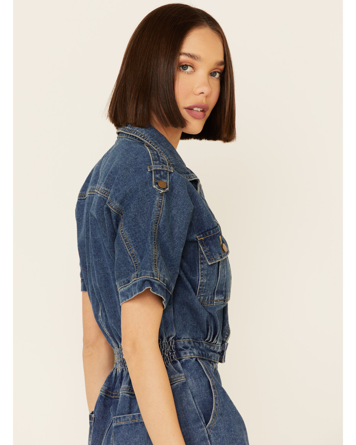 Molly Bracken Women's Denim Playsuit