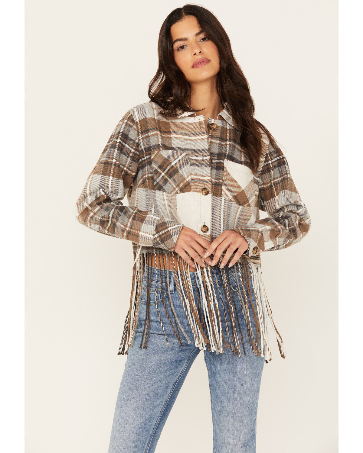 Idyllwind Women's Walker Cropped Fringe Jacket
