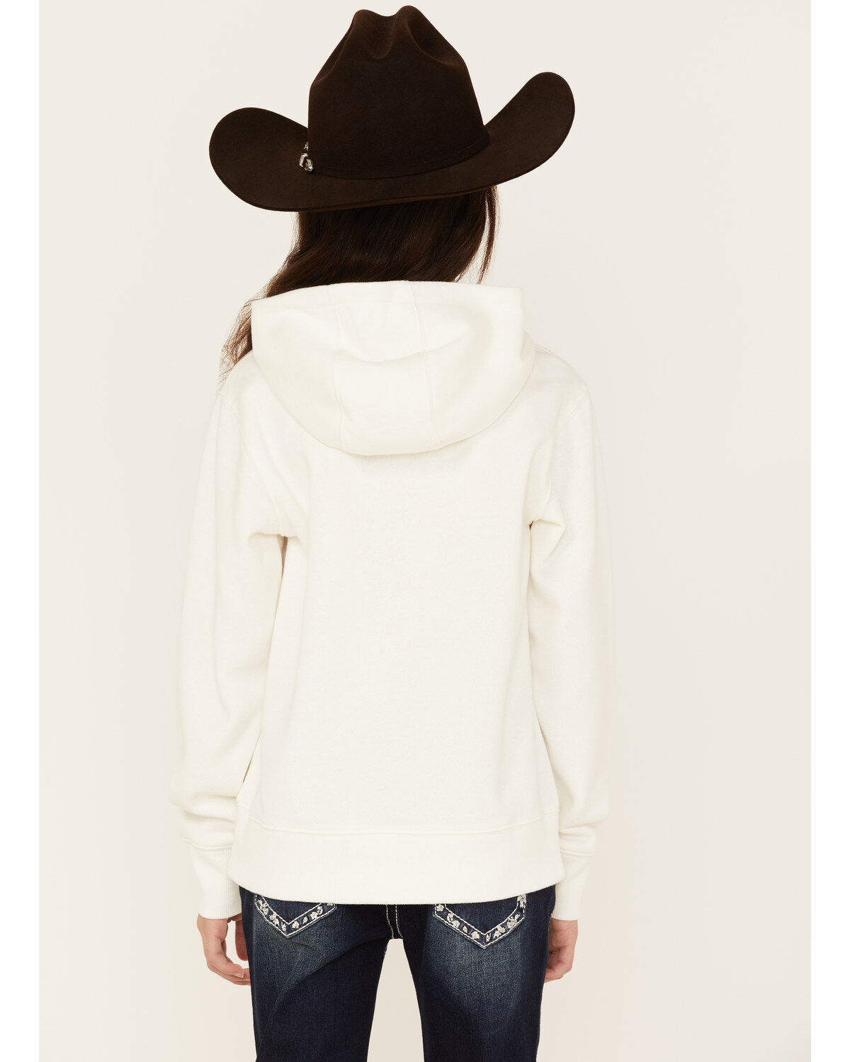 Ariat Girls' Boot Barn Exclusive Metallic Embroidered Logo Hoodie