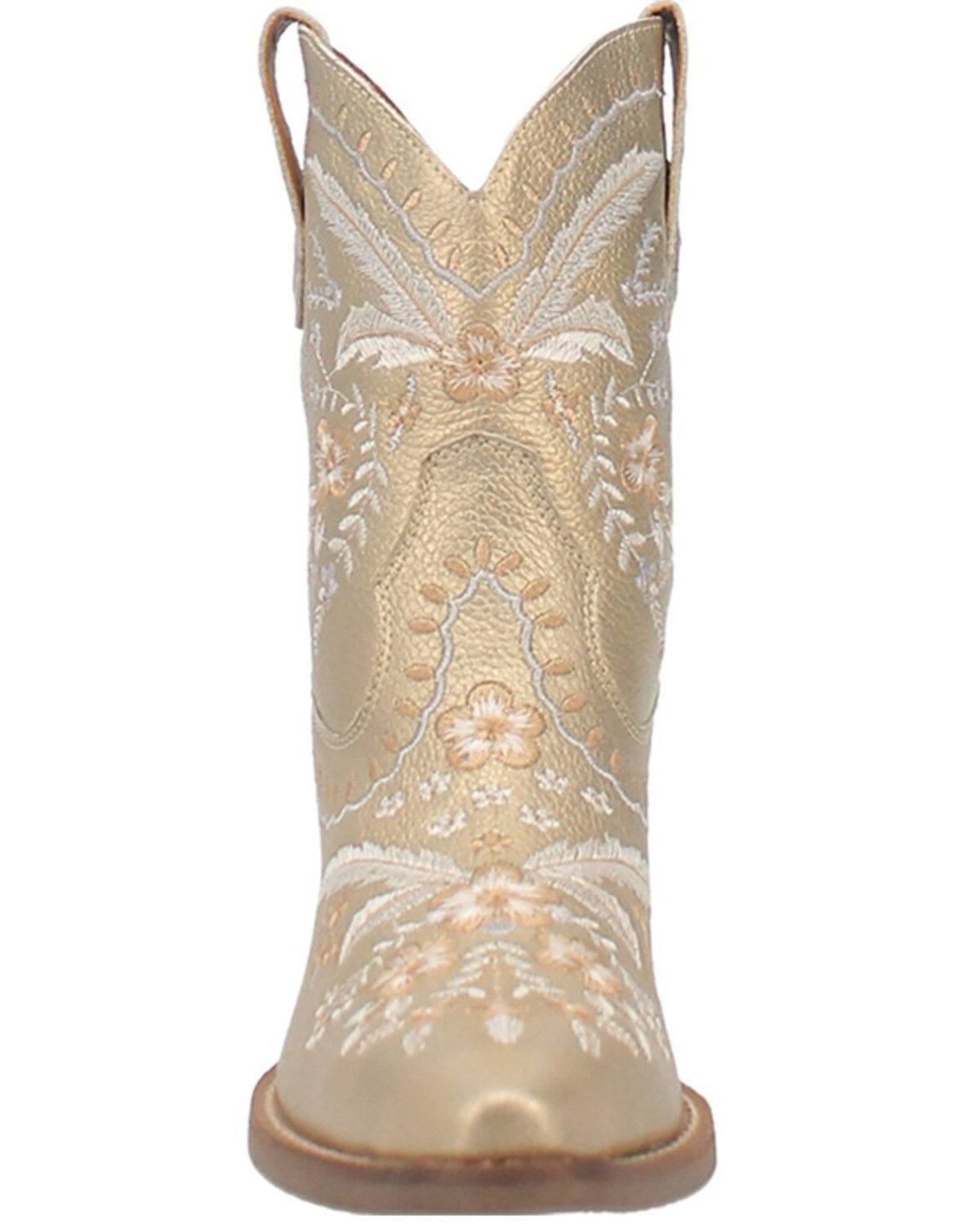 Dingo Women's Primrose Embroidered Floral Western Booties - Snip Toe
