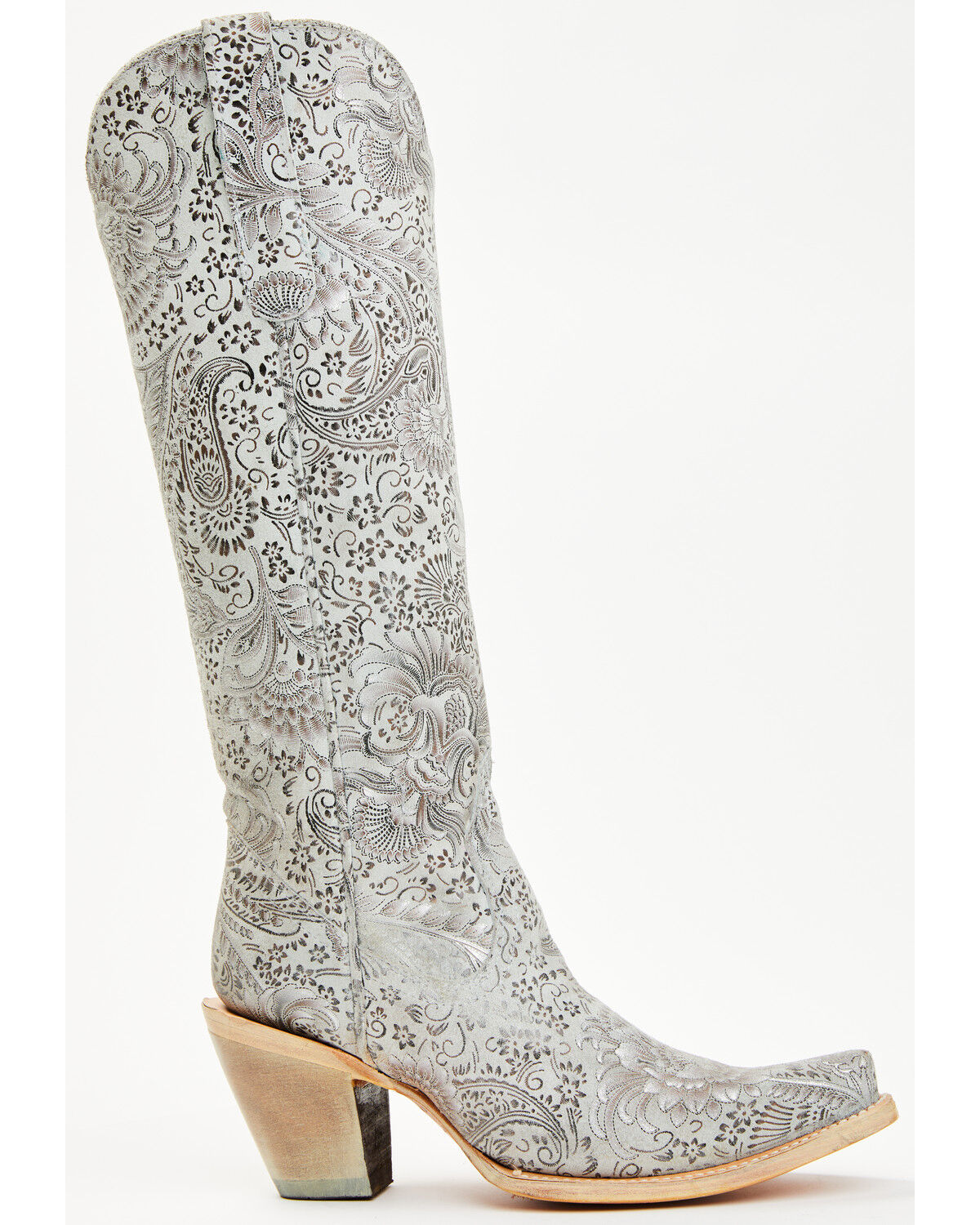 Corral Women's Floral Embroidered Tall Western Boots - Snip Toe
