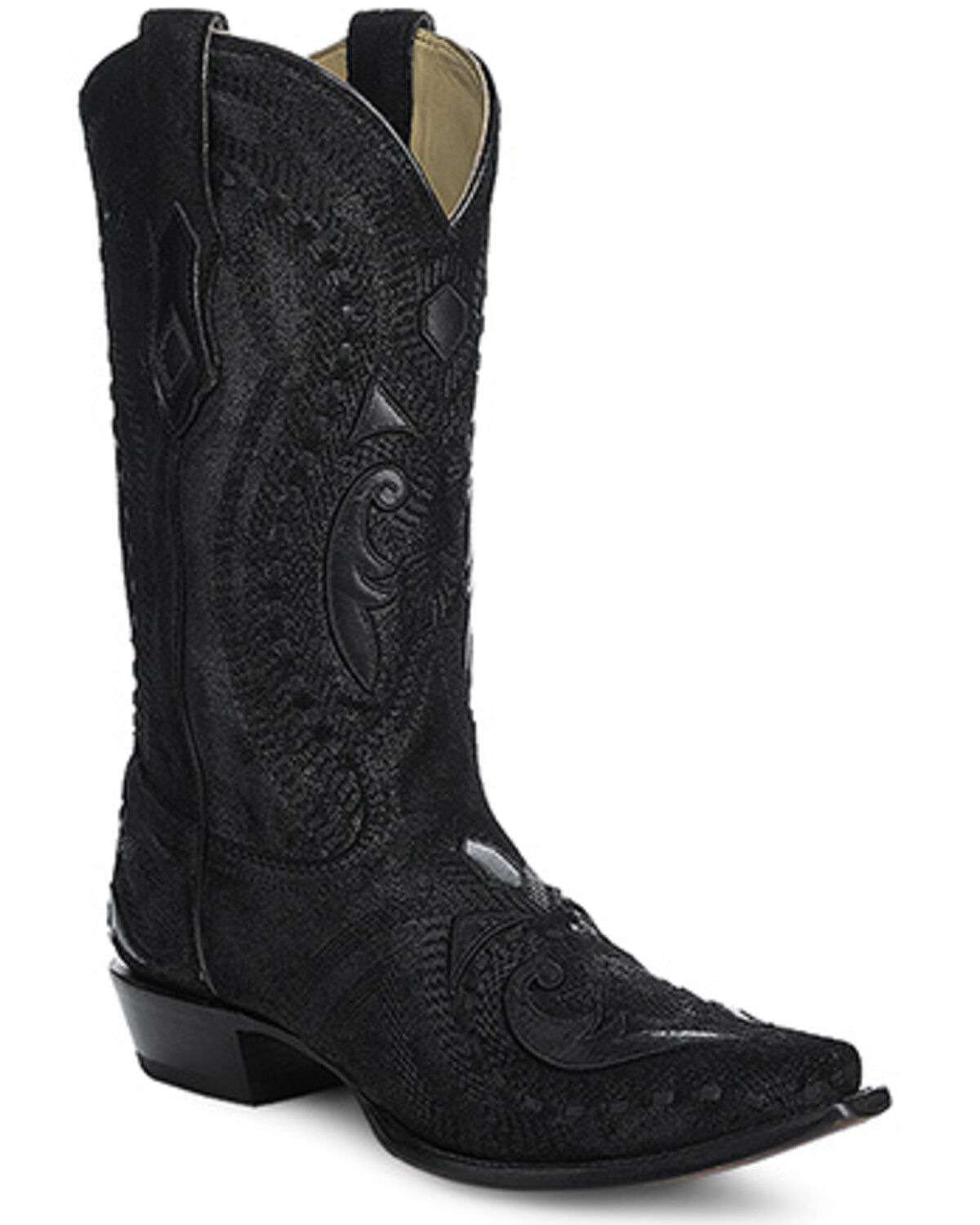 Corral Men's Embroidered Western Boots - Snip Toe