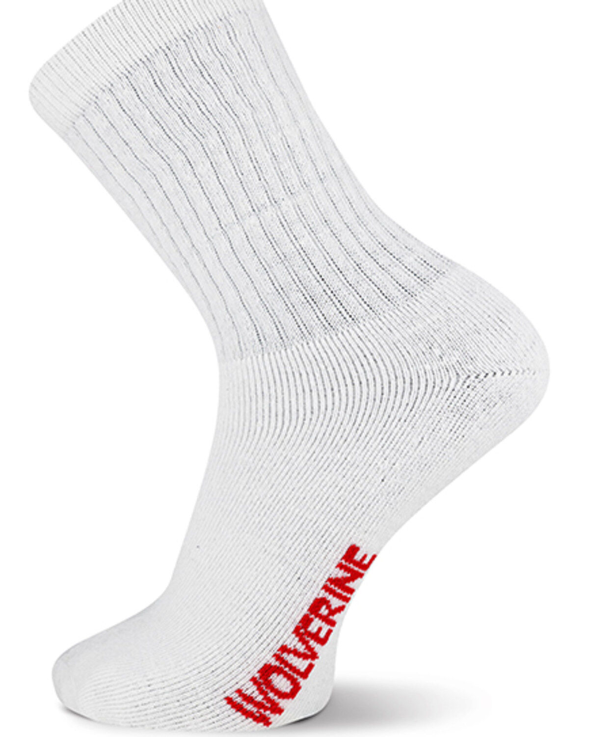 Wolverine Men's Solid Crew Socks - 4 Pack