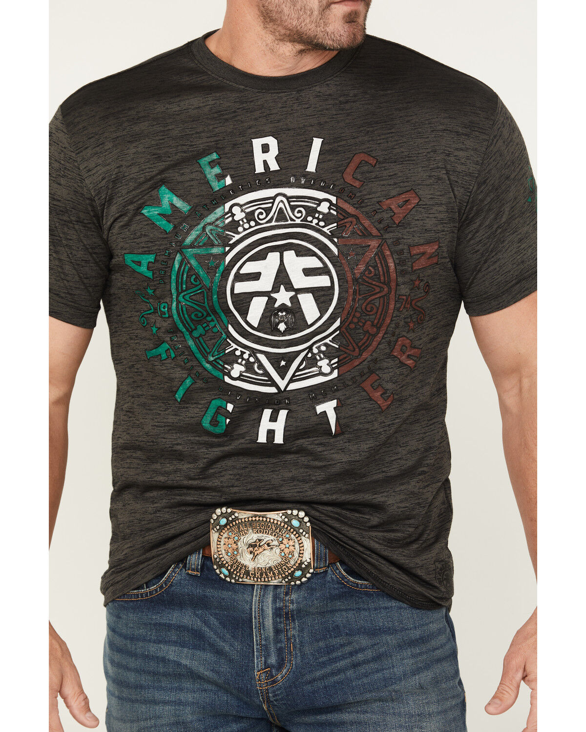 American Fighter Men's Devine Short Sleeve Graphic T-Shirt
