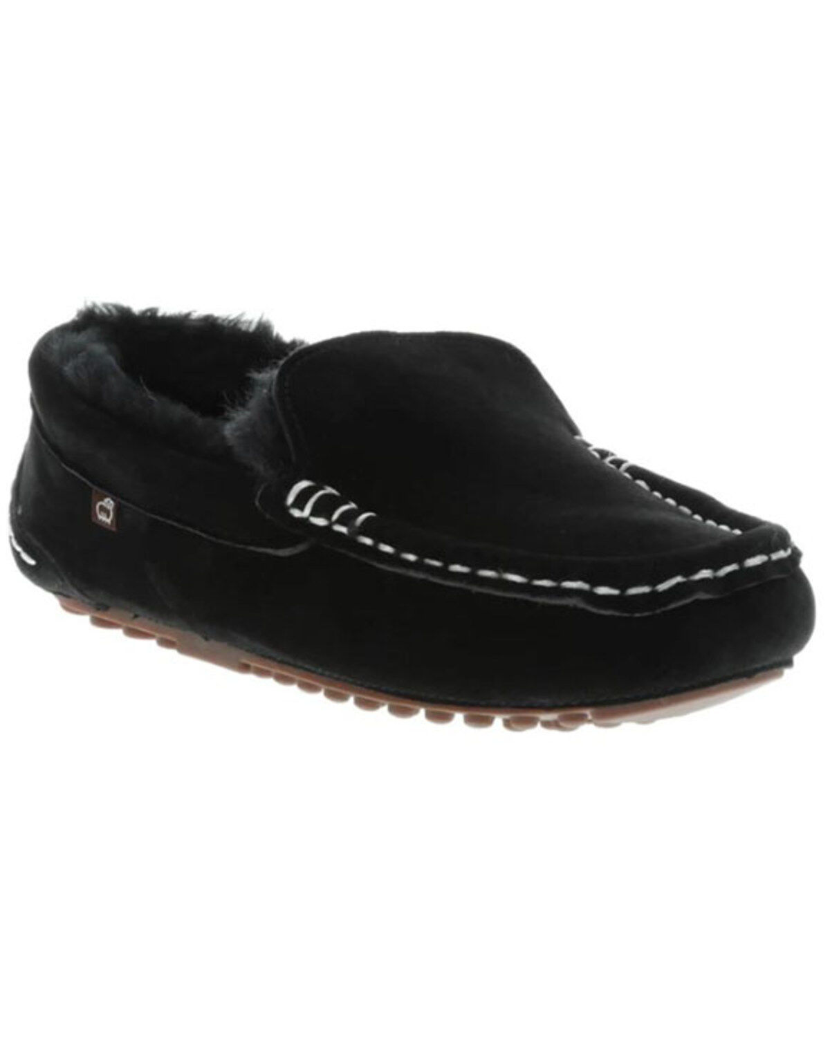 Lamo Women's Black Callie Slippers - Moc Toe