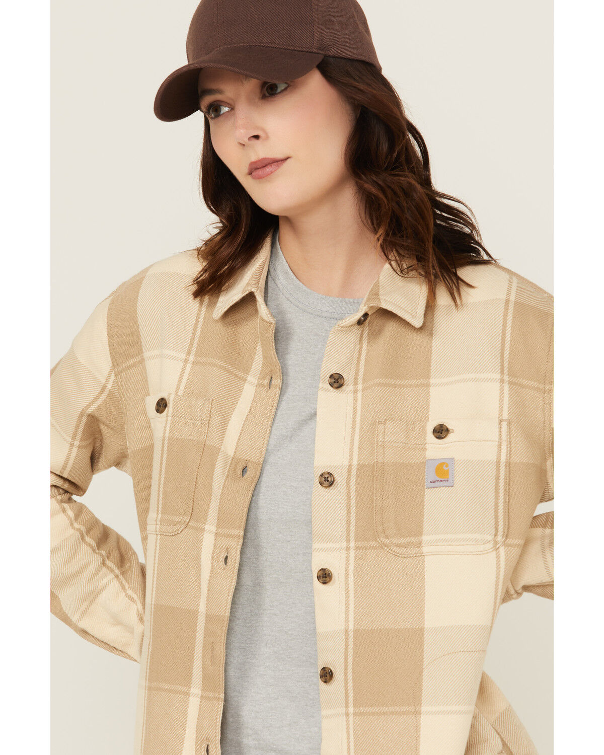 Carhartt Women's Rugged Flex Loose Fit Heavyweight Duck Shacket