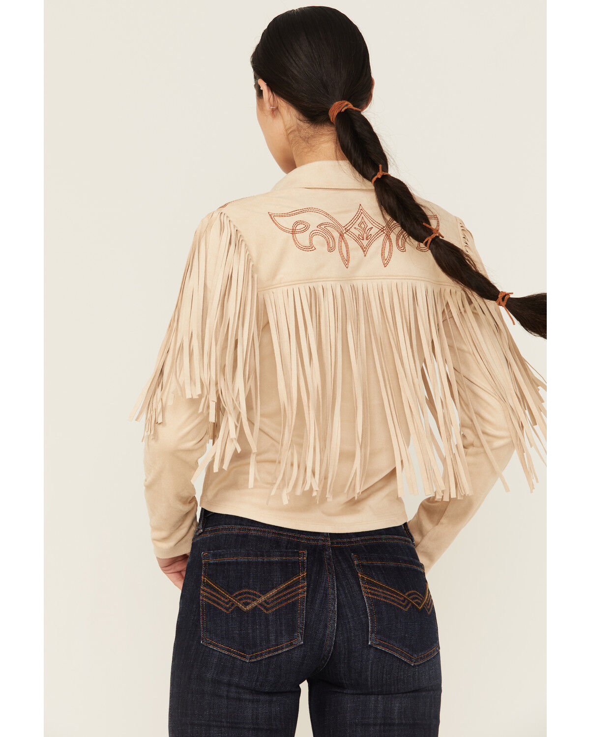 Idyllwind Women's Fringe Embroidered Long Sleeve Button-Down Western Shirt