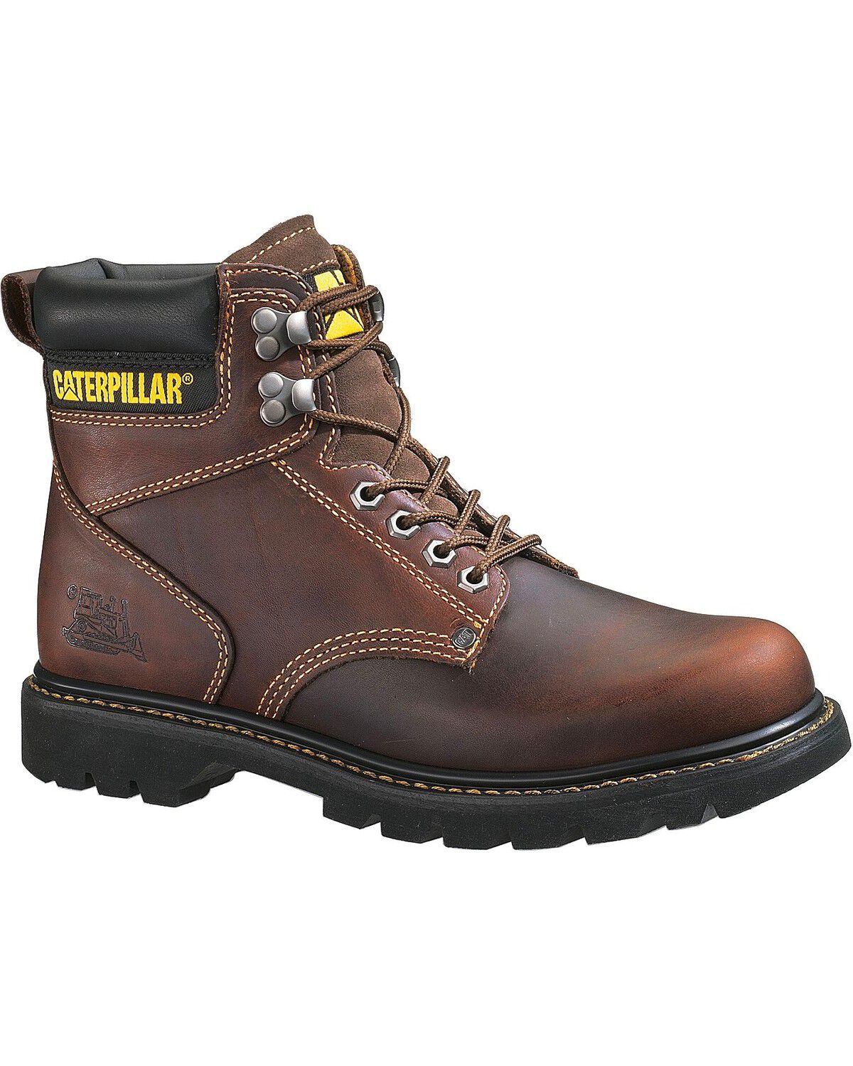 CAT Men's 6" Second Shift Lace-Up Work Boots - Soft Toe