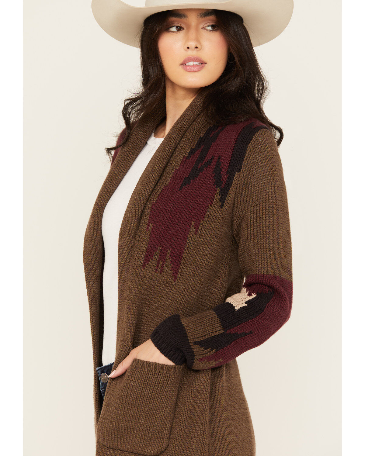 Shyanne Women's Southwestern Duster Cardigan