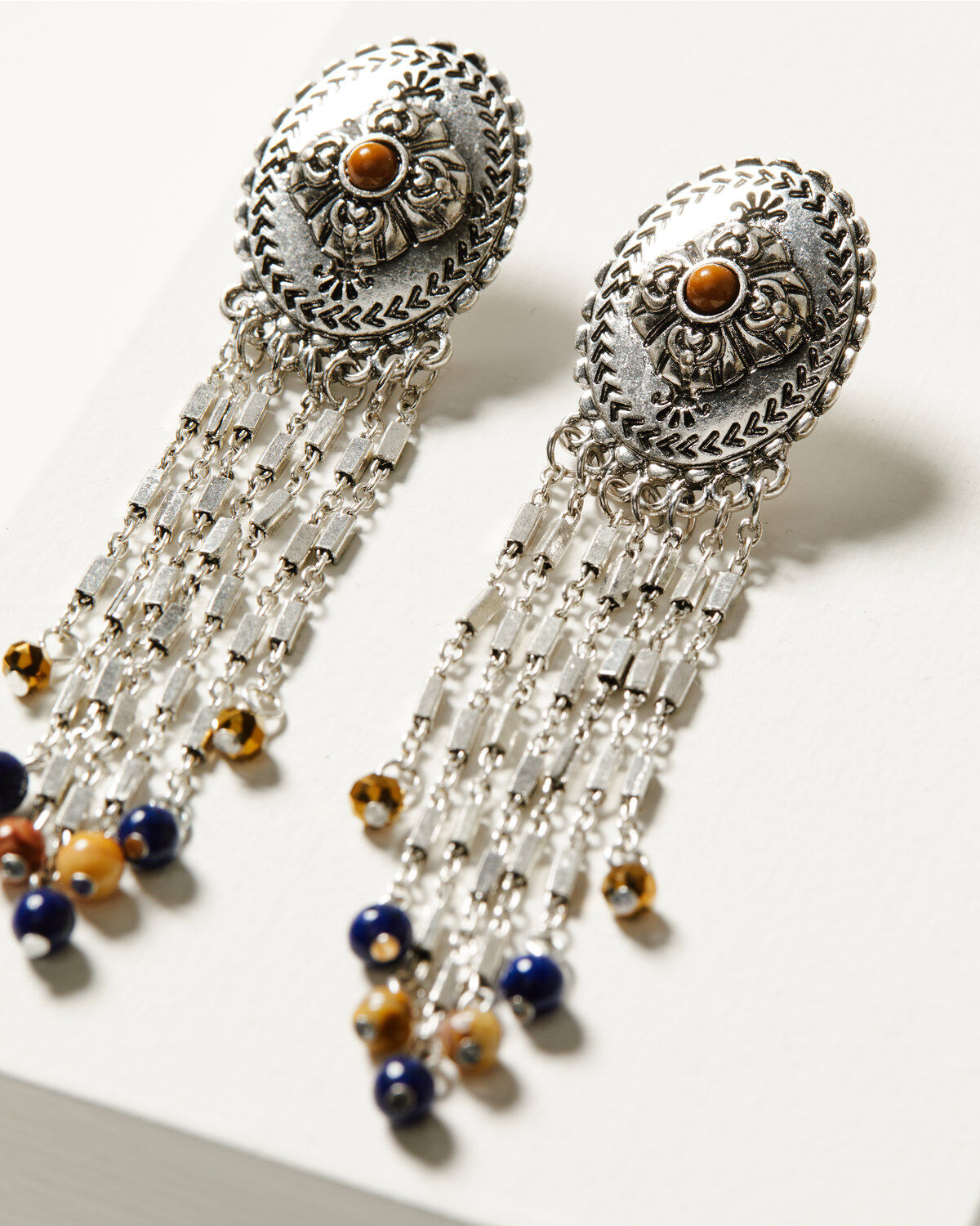 Shyanne Women's Monument Valley Metal Fringe Earrings