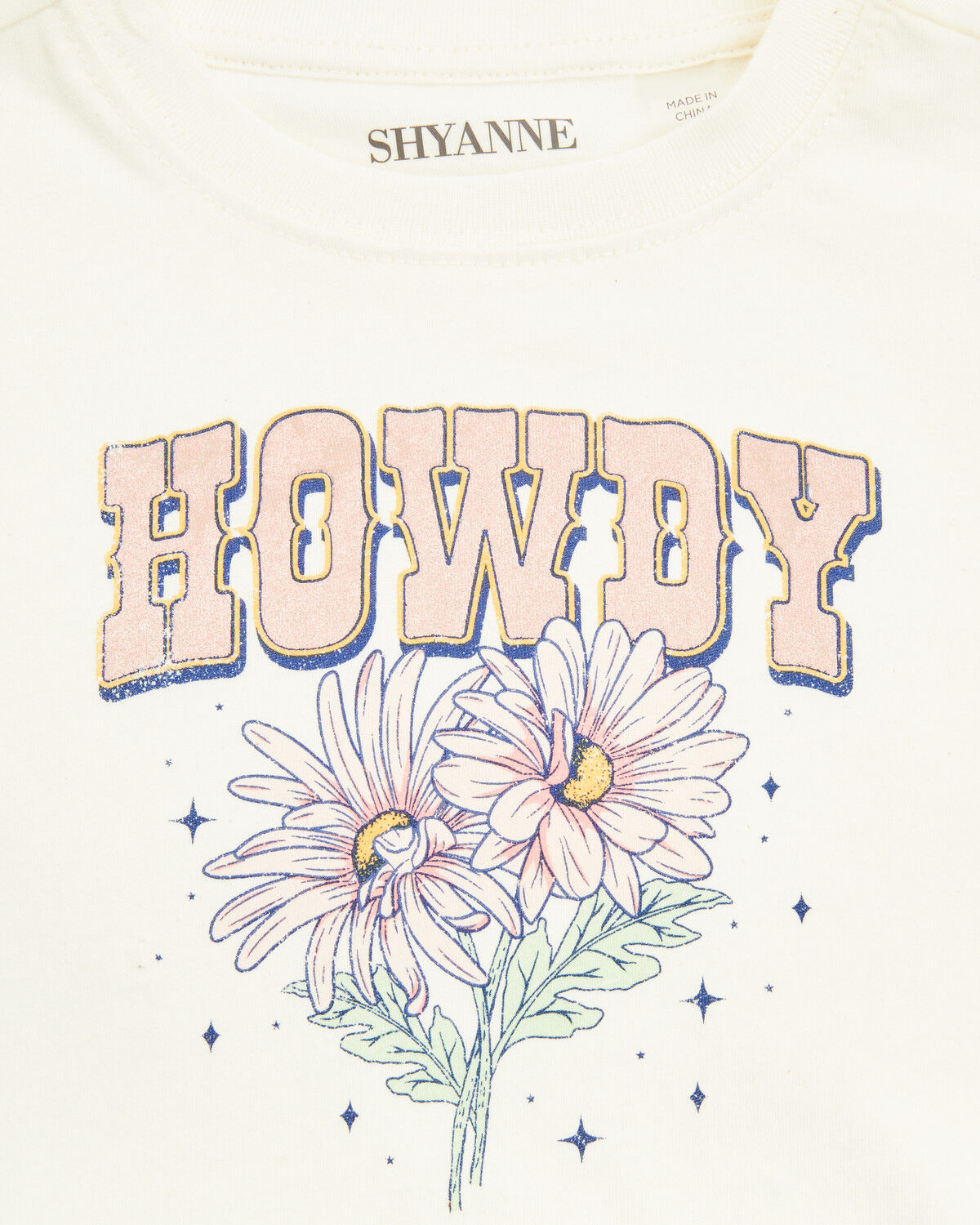 Shyanne Toddler Girls' Howdy Short Sleeve Graphic Tee