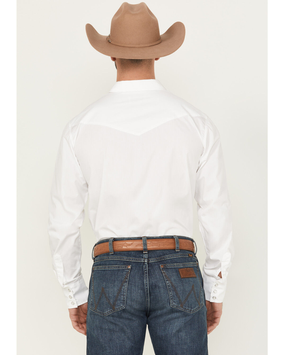 Gibson Men's Solid Long Sleeve Snap Western Shirt - Tall