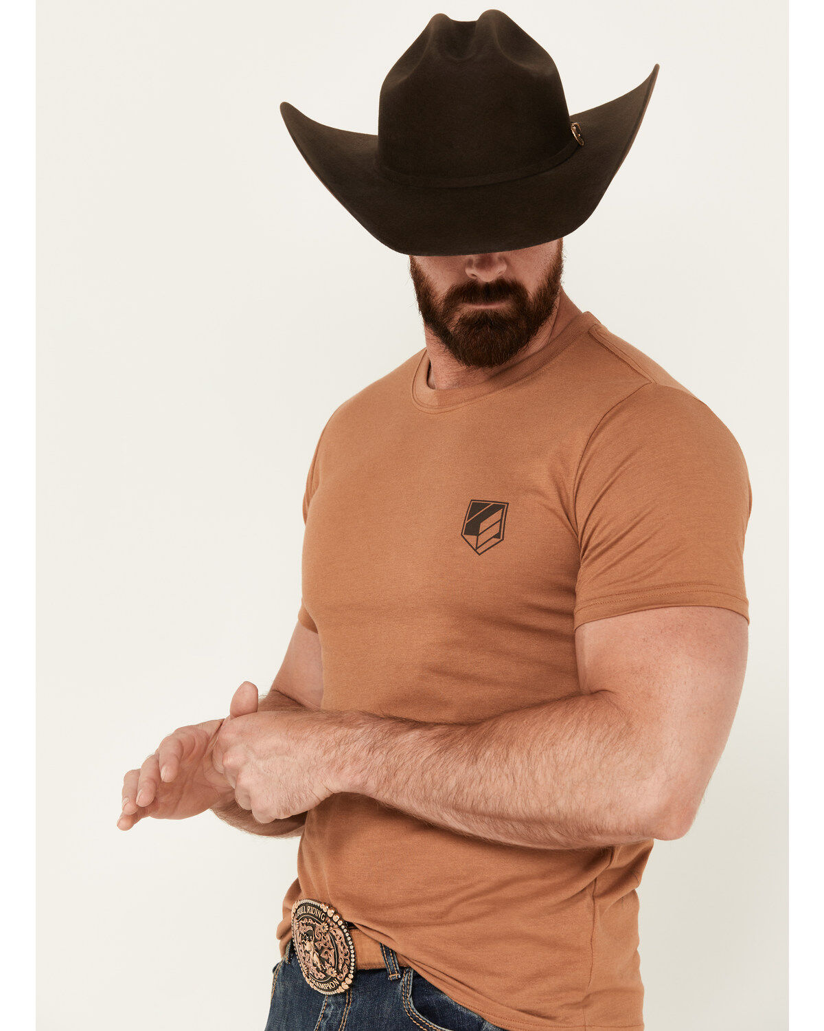 RANK 45® Men's Sliced Athletic Short Sleeve Graphic T-Shirt