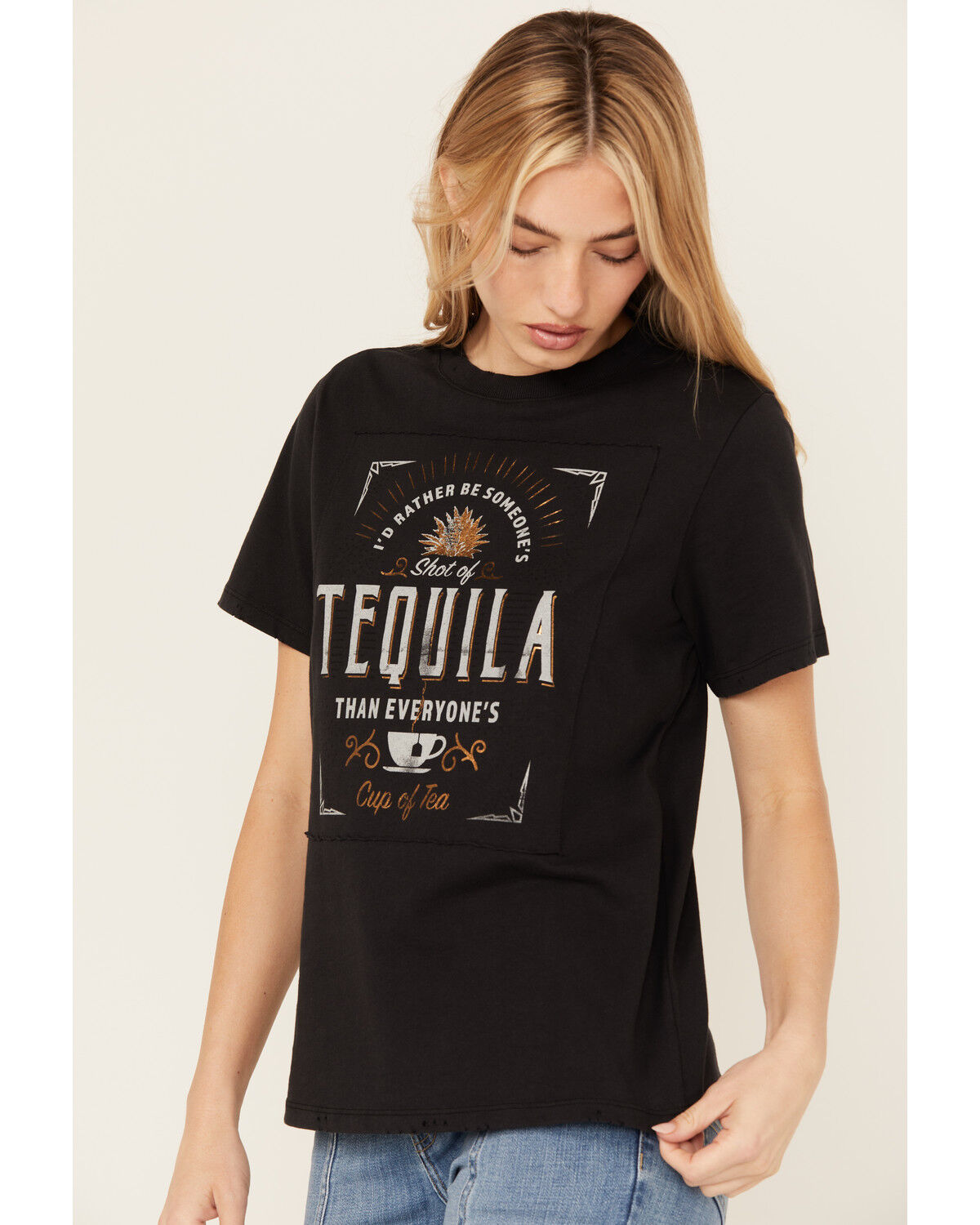 Idyllwind Women's Shot Of Tequila Short Sleeve Graphic Tee