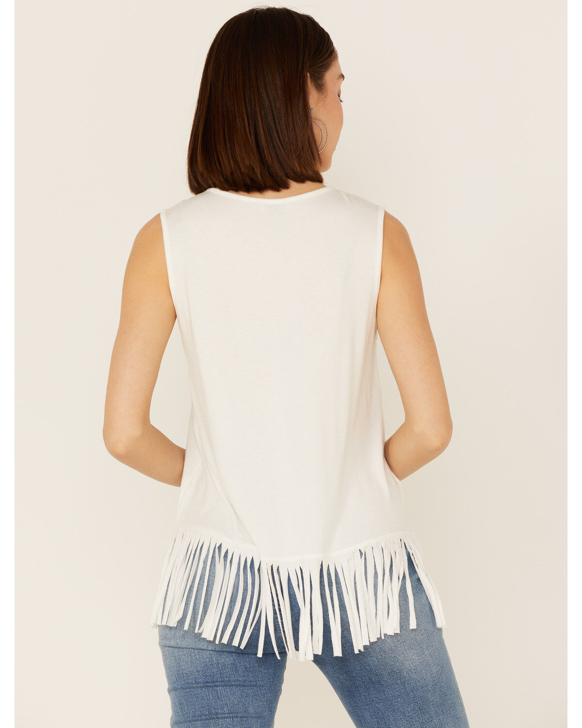 Tasha Polizzi Women's Abby Fringe Tank Top