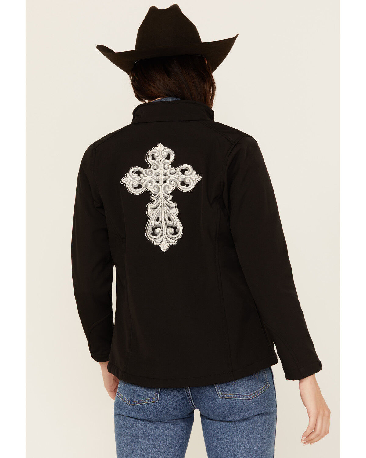 Cowgirl Hardware Women's Steel Cross Softshell Jacket