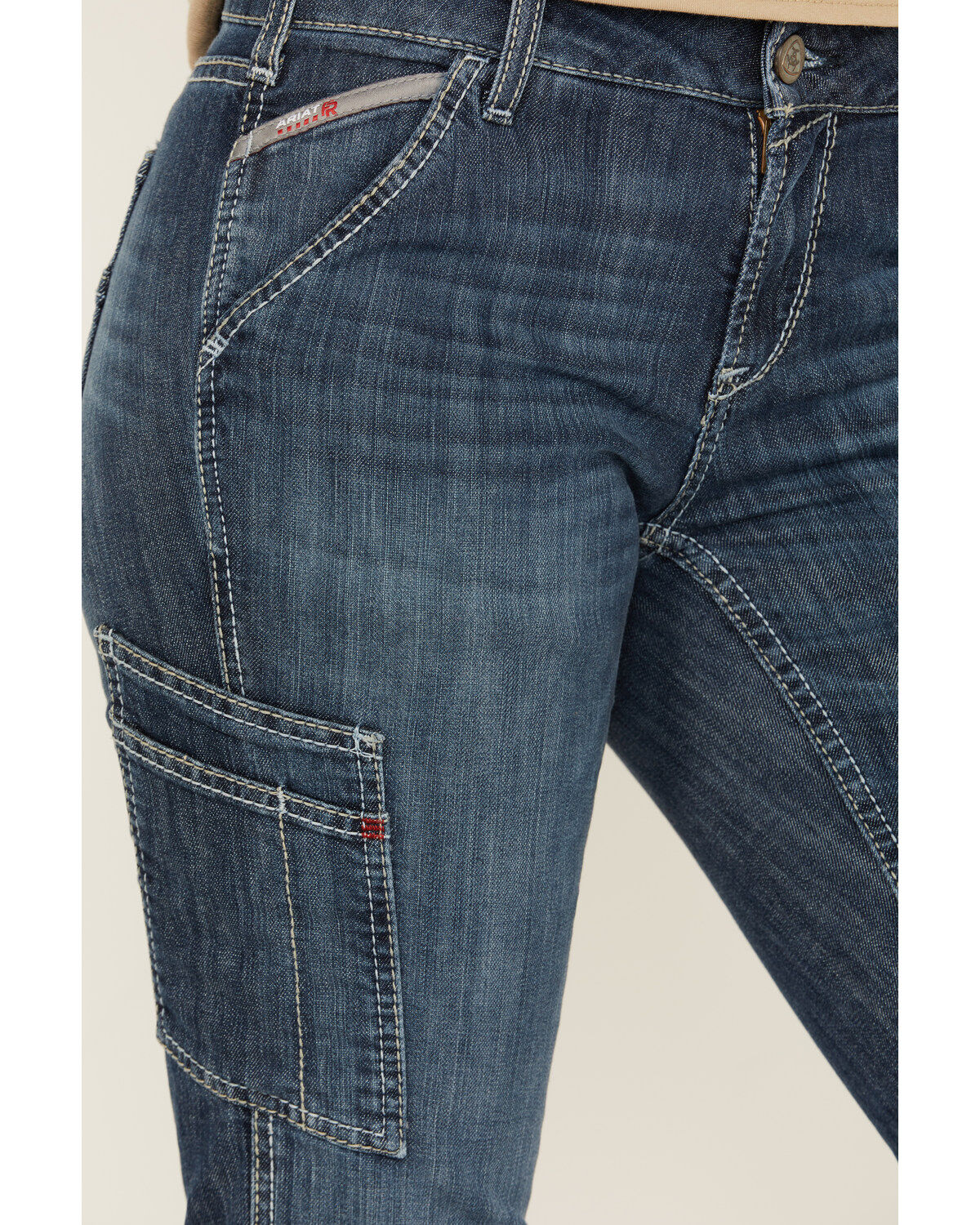 Ariat Women's FR Perfect Rise Duralight Stretch Straight Jeans