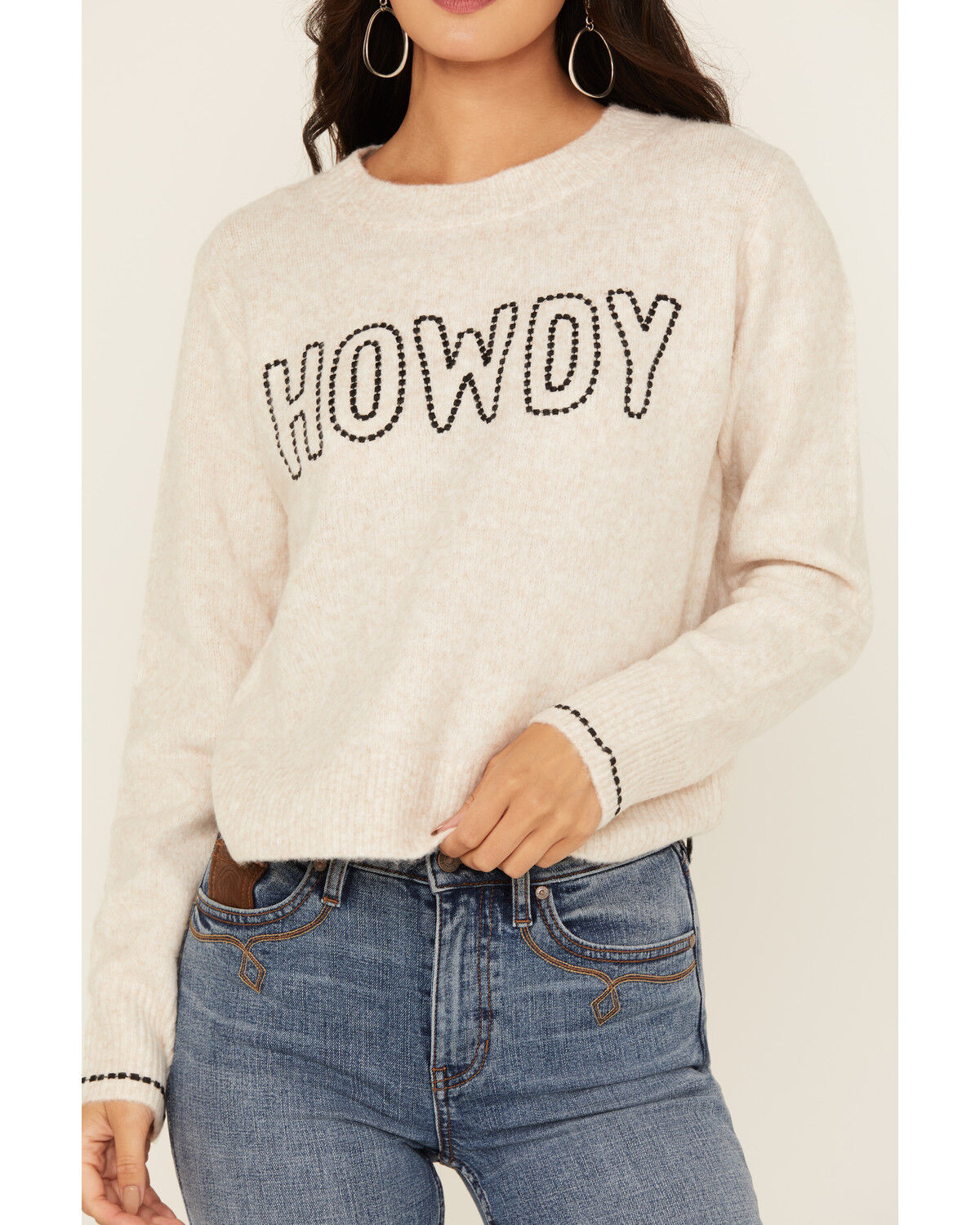 White Crow Women's Howdy Stitch Sweater