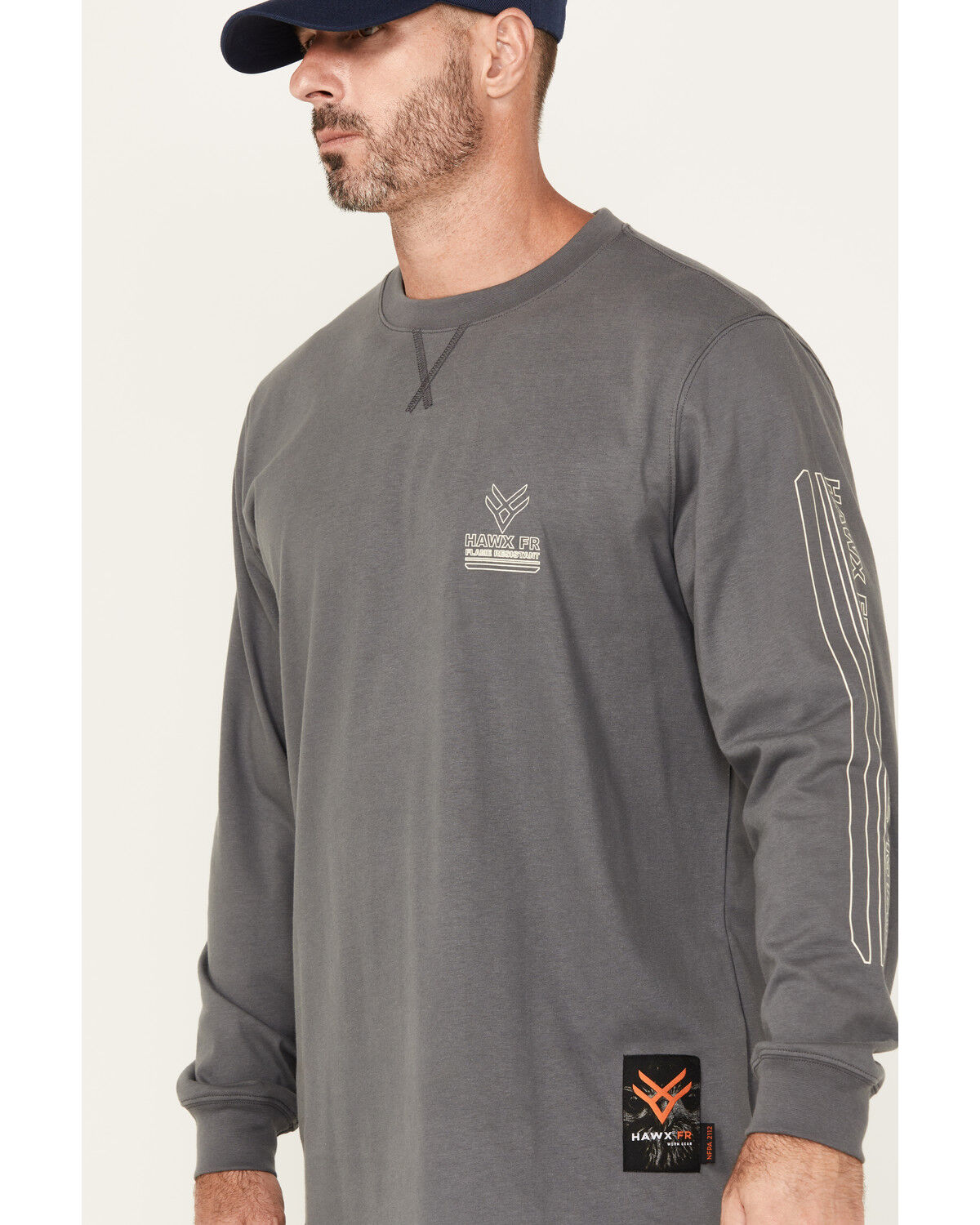 Hawx Men's FR Hawx Long Sleeve Graphic Work T-Shirt