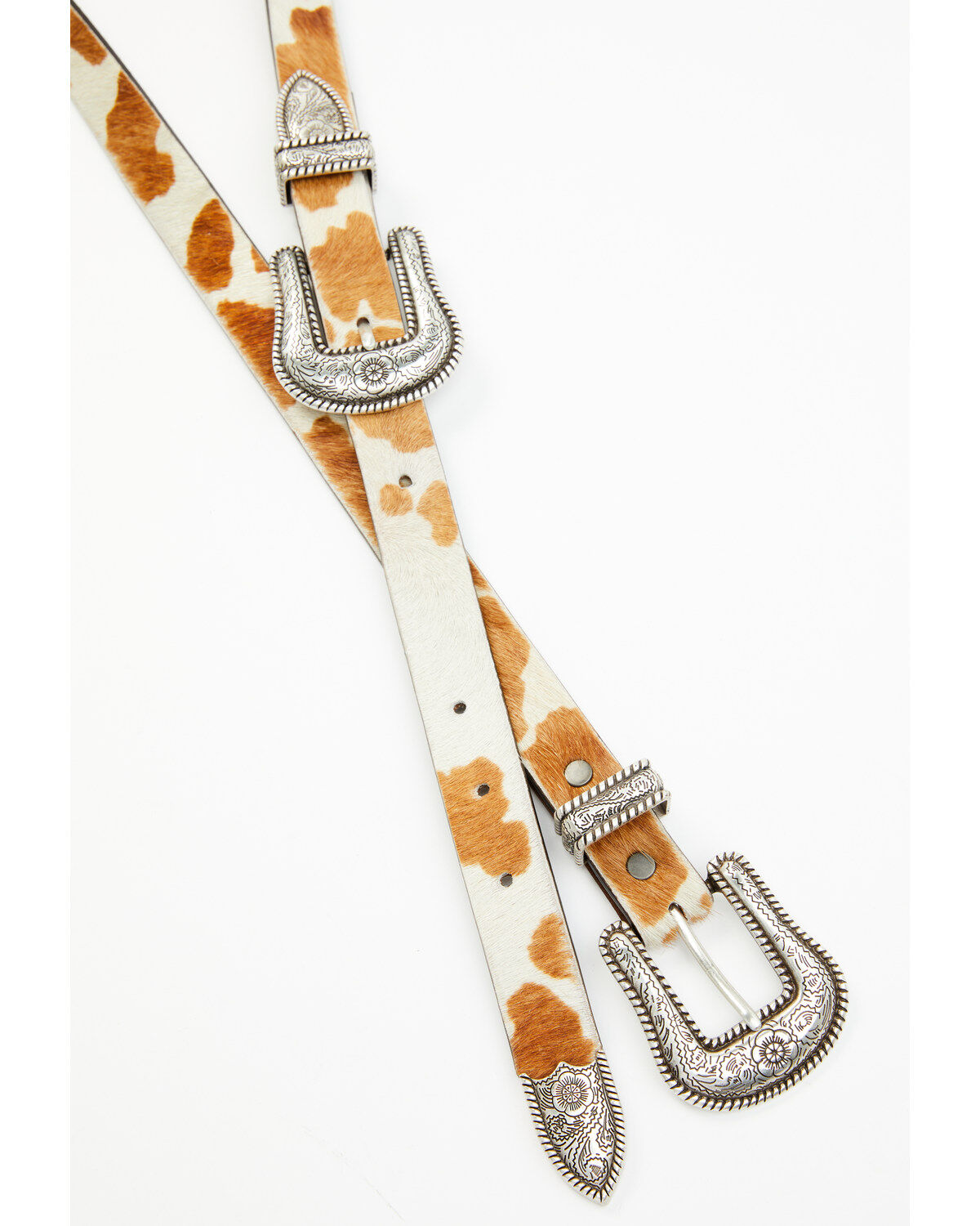 Idyllwind Women's Double Down Western Brown Cow Belt