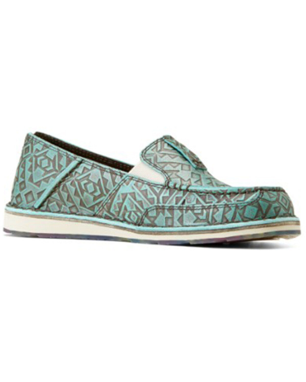 Ariat Women's Embossed Cruiser Casual Shoes - Moc Toe