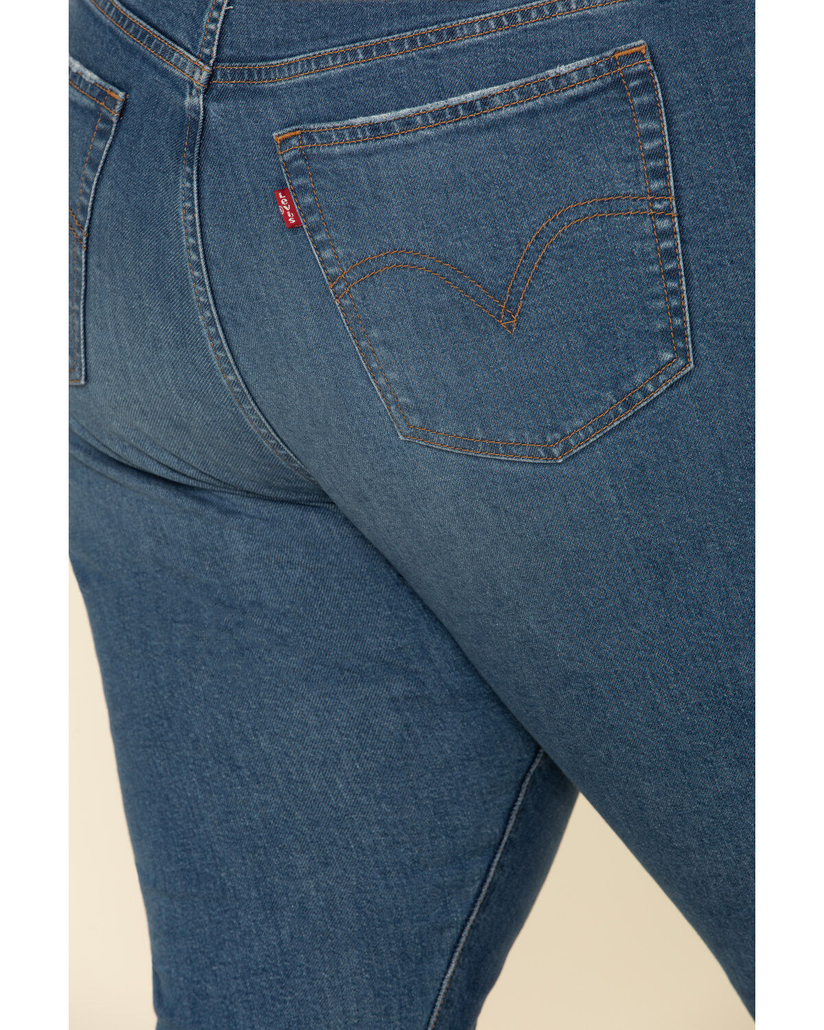 Levi's Women's Moleskin High Rise Wedgie Skinny Jeans - Plus