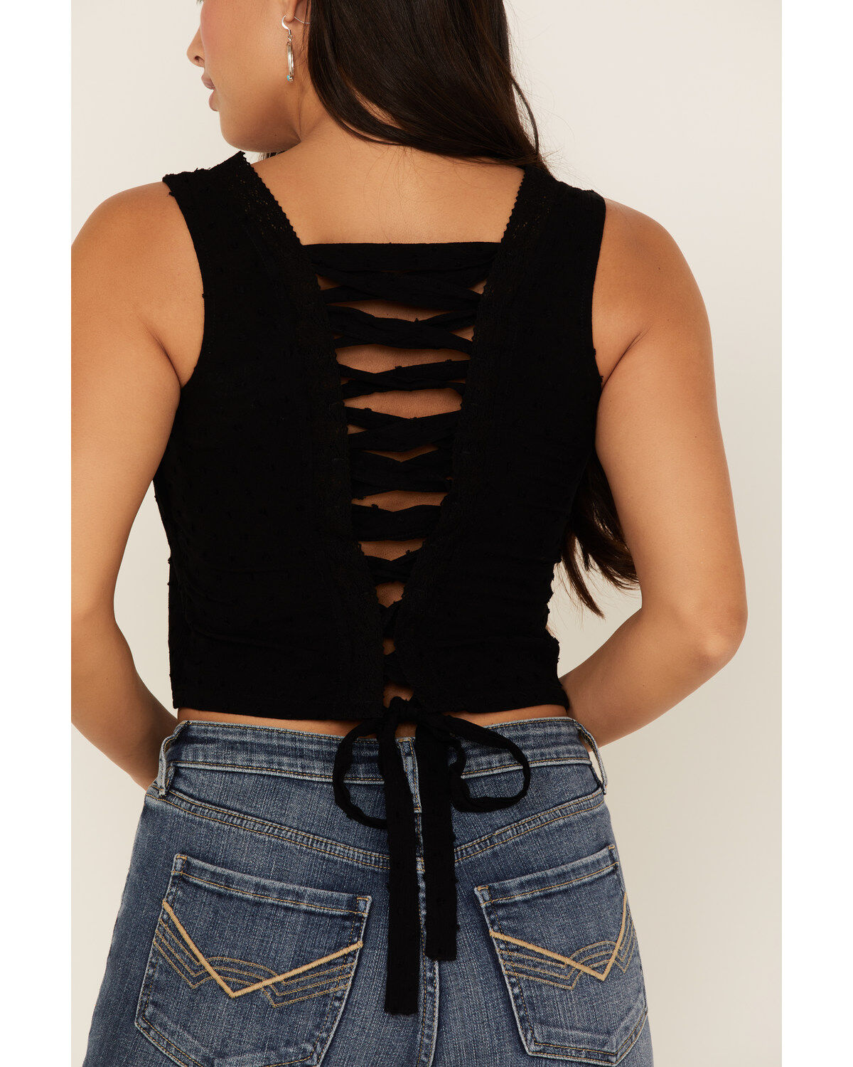 Idyllwind Women's Quail Ridge Lace Back Sleeveless Top