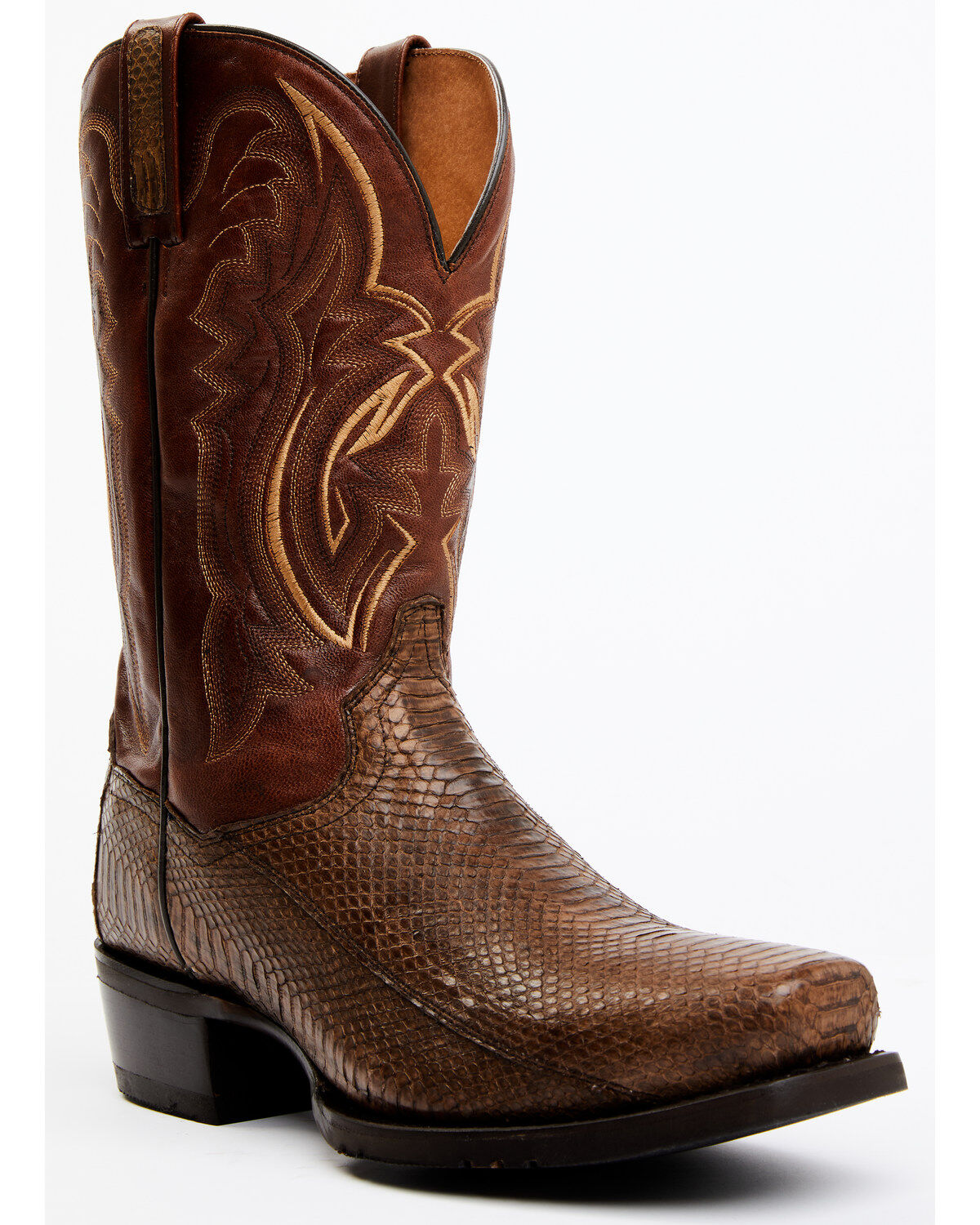 Dan Post Men's Exotic Water Snake Western Boots - Square toe
