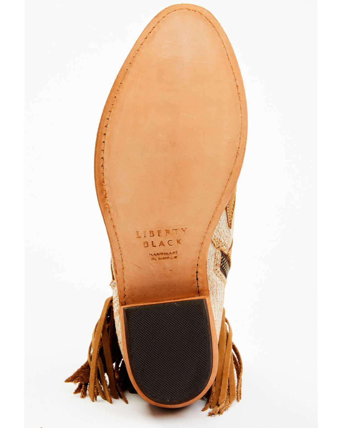 Caborca Silver by Liberty Black Women's Sybil Star Fringe Booties - Round Toe