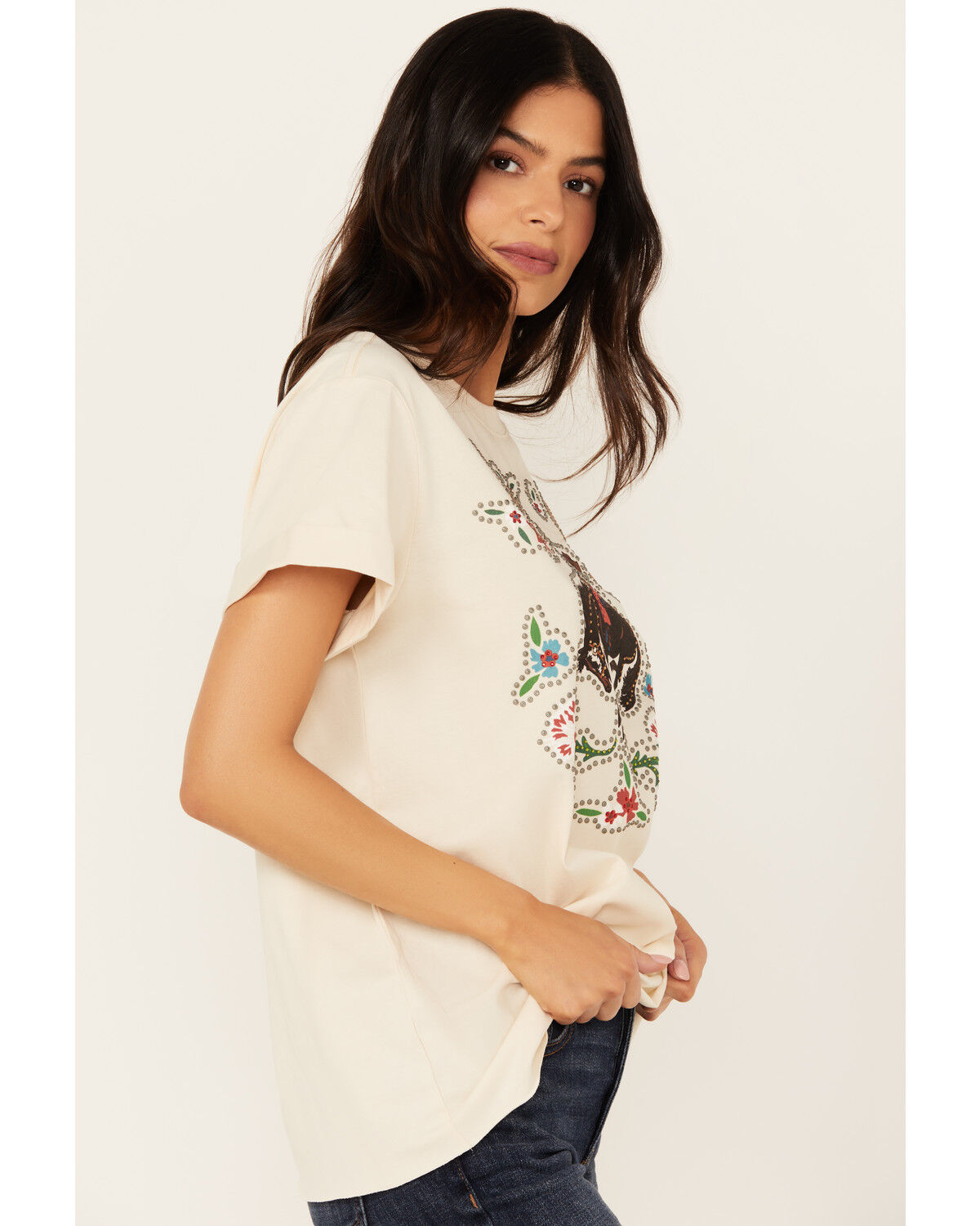 Idyllwind Women's Rowena Embellished Short Sleeve Graphic Tee