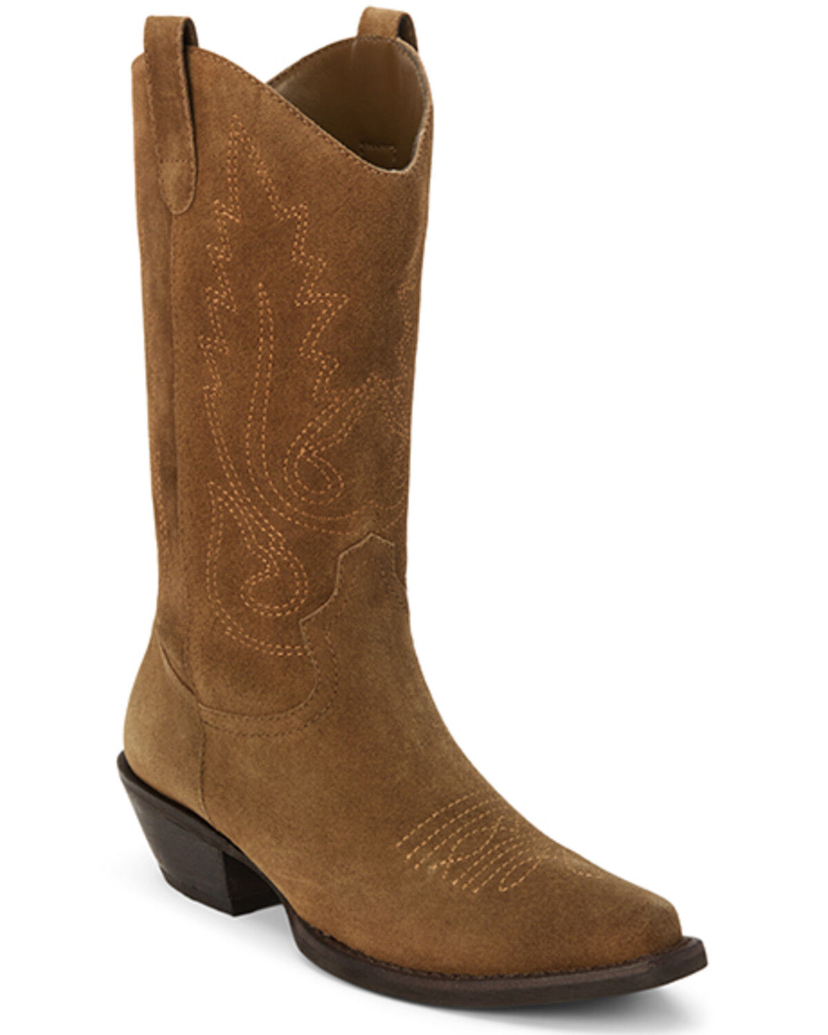 Matisse Women's Gaucho Suede Western Boots - Snip Toe