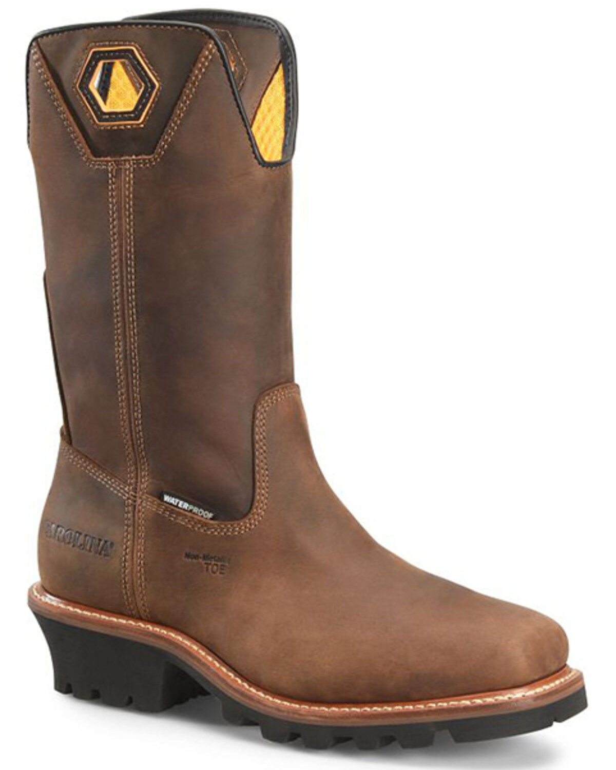 Carolina Men's 12" Coppice Wellington Waterproof Logger Work Boots - Composite Toe