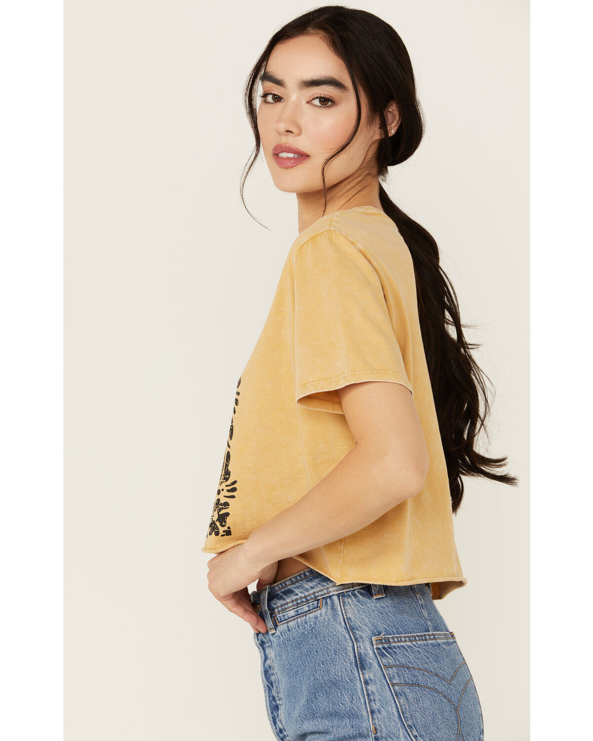 Rock 7 Roll Denim Women's Get Wild Short Sleeve Graphic Tee