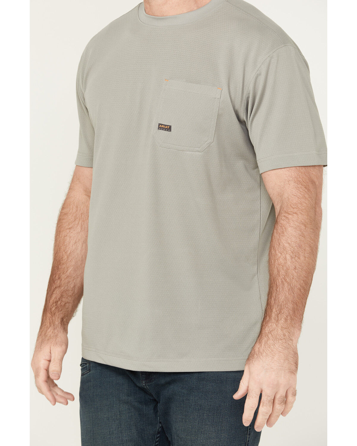 Ariat Men's Rebar Heat Fighter Short Sleeve Pocket Work Shirt - Tall