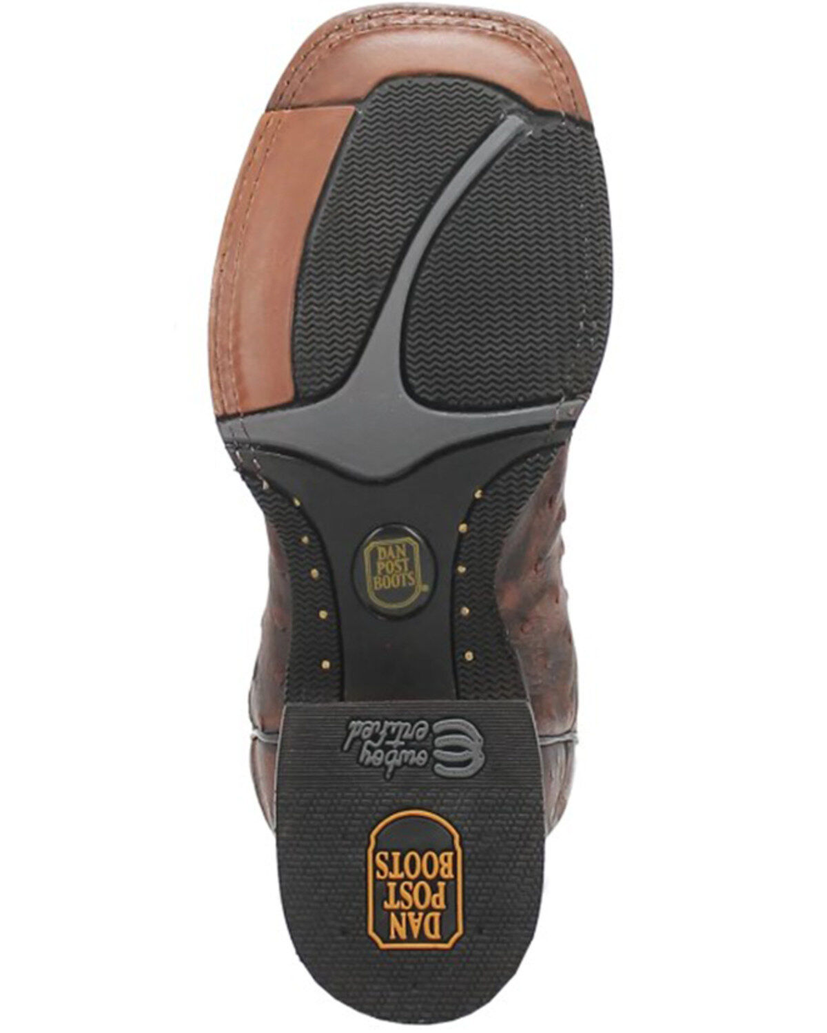 Dan Post Men's Dillinger Full Quill Ostrich Western Boots - Broad Square Toe