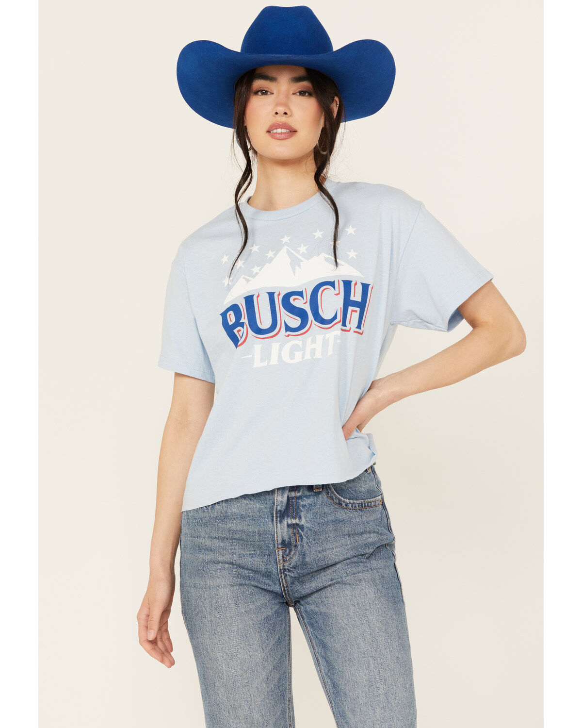 Brew City Beer Gear Women's Busch Cropped Graphic Tee