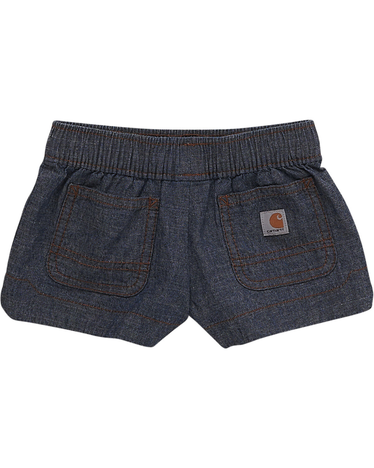 Carhartt Toddler Girls' Chambray Medium Wash Shorts